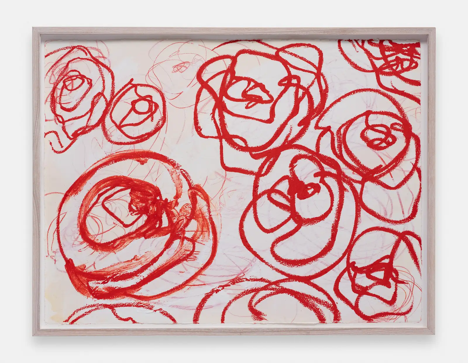 Victoria Cantons, 'Untitled (A whisper of some beautiful secret that you remember from life [Breaths XII]', 2023. Coloured pencil, oil, oil stick and wax crayon on Arches Huile Paper, 62 x 81 cm.