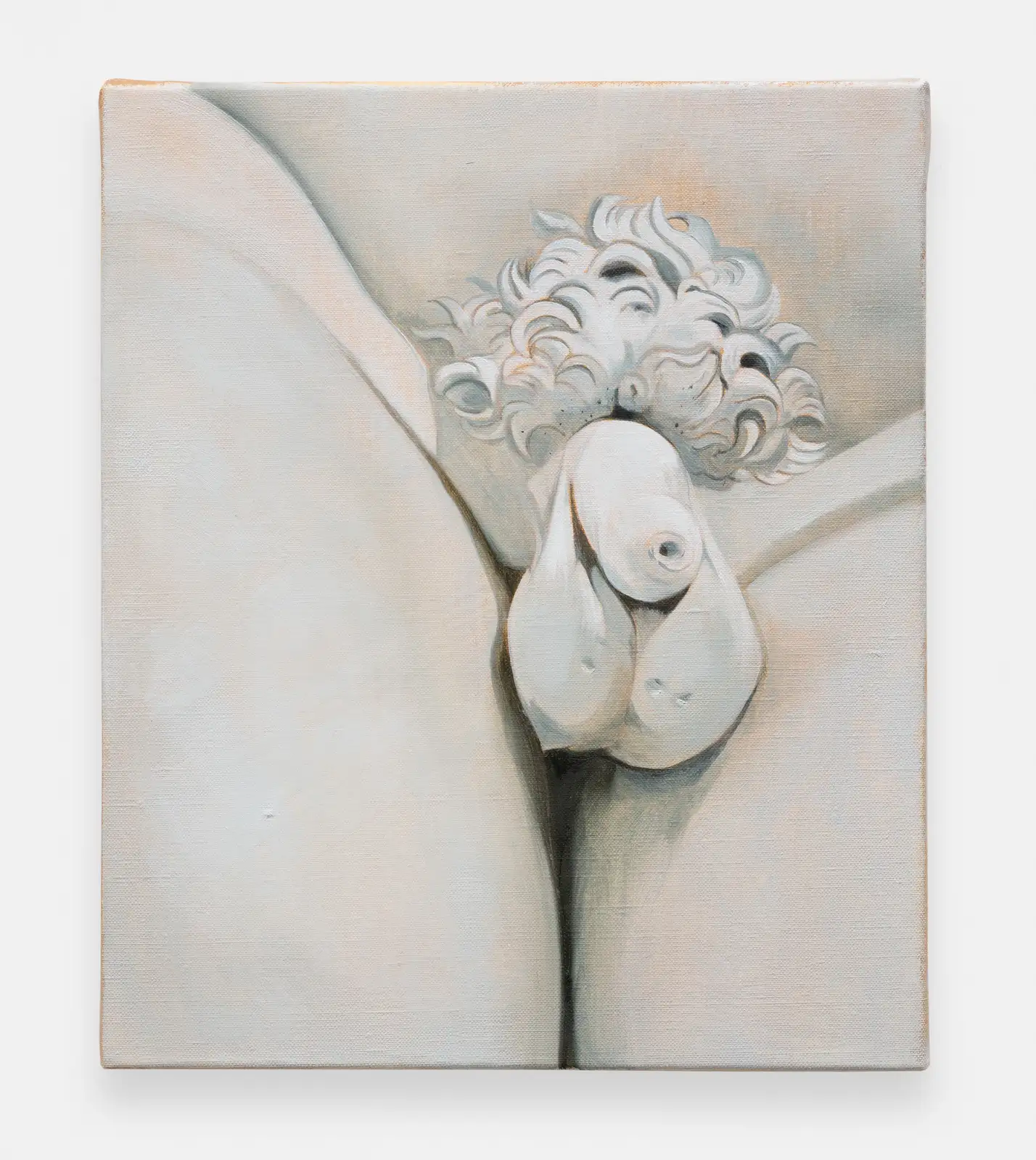 Victoria Cantons, 'Untitled (The fountain of youth or dreams are made of this) [David]', 2023. Oil on linen, 30 x 25 cm.