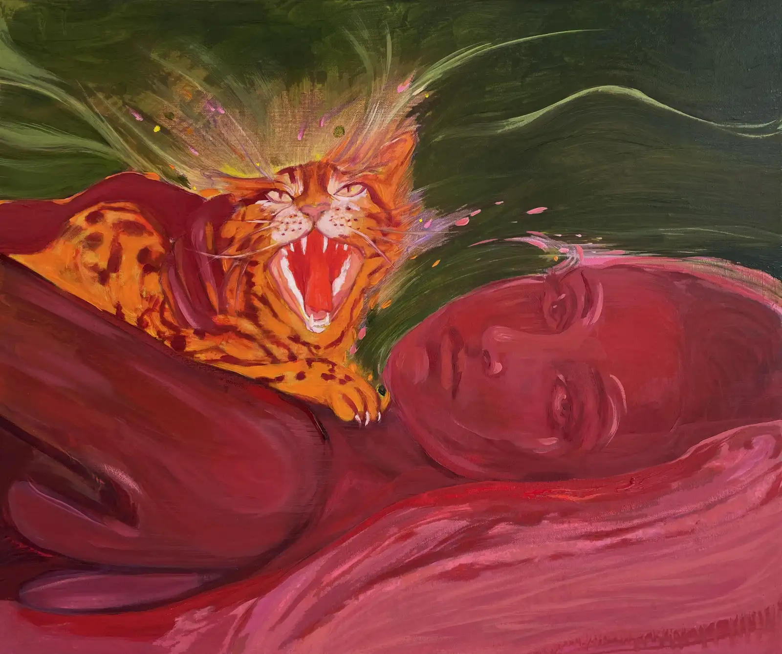 Amy Beager, 'Quiet Rage', 2024. Oil on linen, 51 x 61 cm.