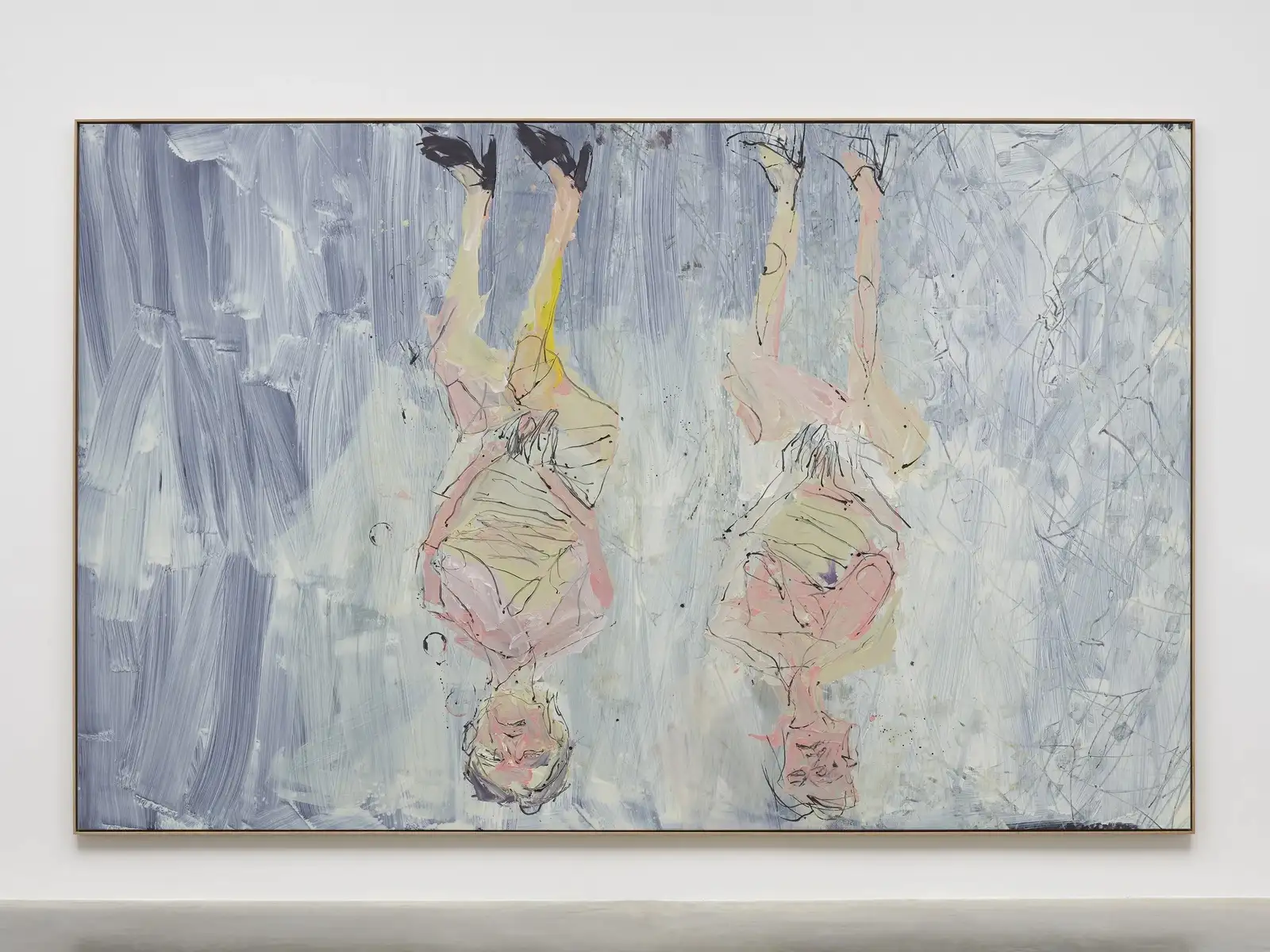 Georg Baselitz, 'Oh ho, siamo ritornati, am deutschen Wesen, Weltgenesungsbild (Oh ho, Siamo ritornati, through the', 2023