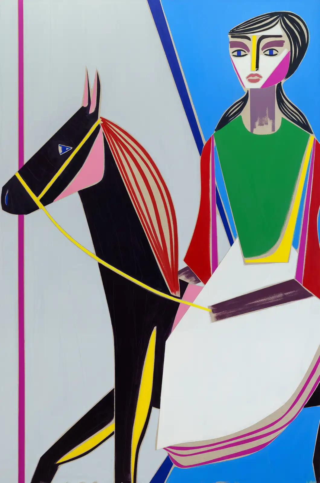 Henrik Godsk, 'Carousel', 2023, Oil on canvas, 180 x 120 cm, 70 7/8 x 47 1/4 inches, (V07769)