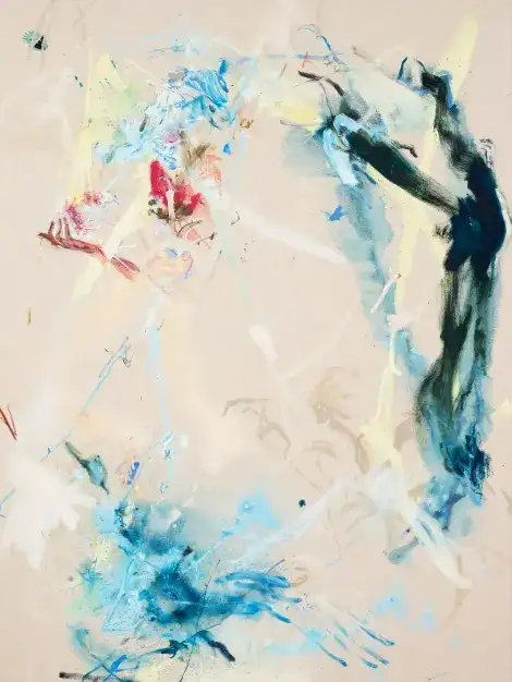 araminta blue, 'the other eye', 2024, Oil on canvas, 200x150cm  Copyright [Gallery Rosenfeld]