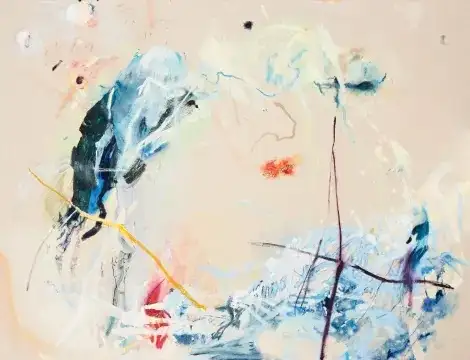 araminta blue, 'beached', 2024, Oil on canvas, 130x170cm, Copyright [Gallery Rosenfeld]