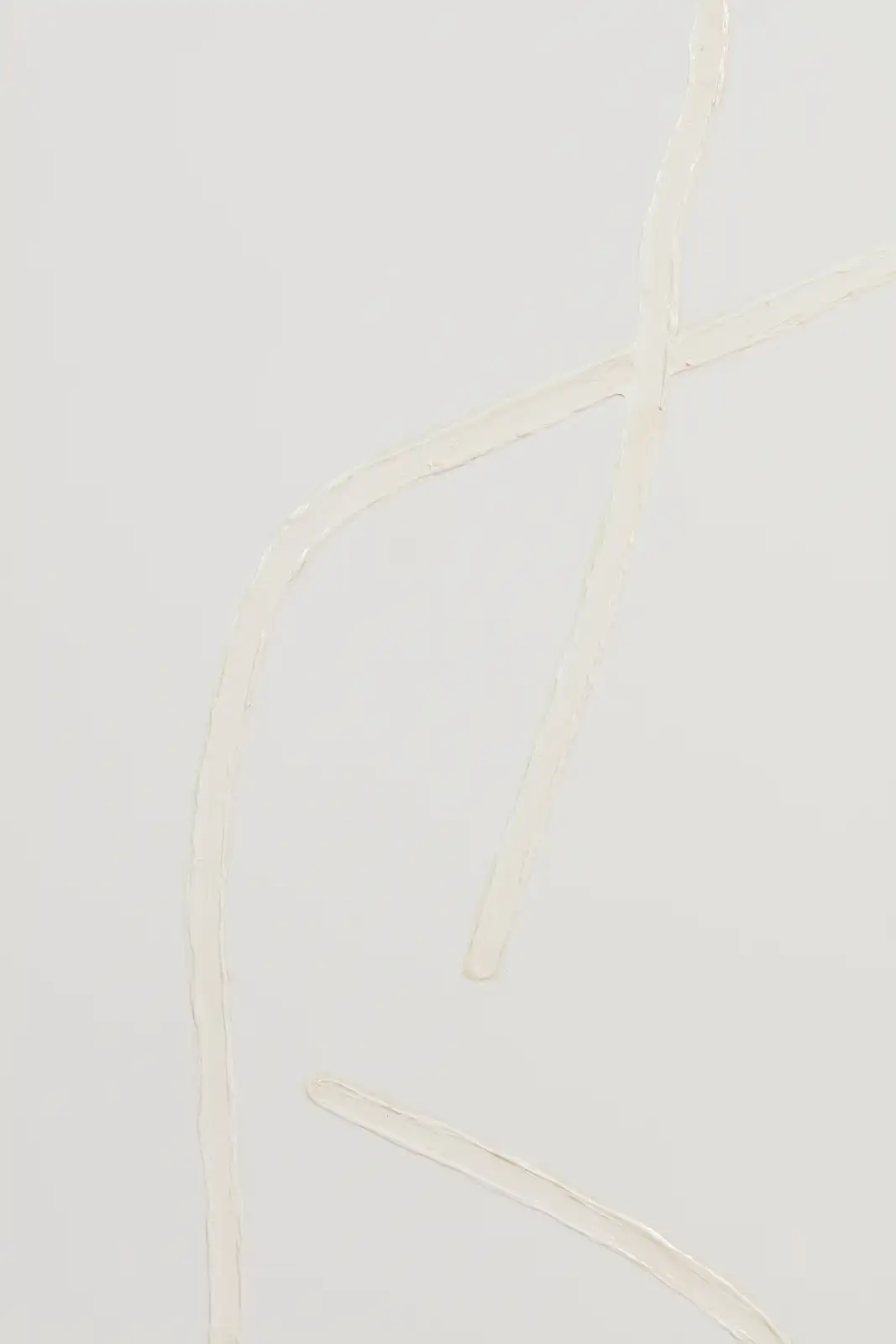 Jesper List Thomsen, 'Untitled (NPFMC) #7', 2024 (detail). Canvas on wooden stretcher, aluminium, enamel, acrylic, traces of antibiotics, water colour, varnish, 180 x 140 x 4.5 cm.