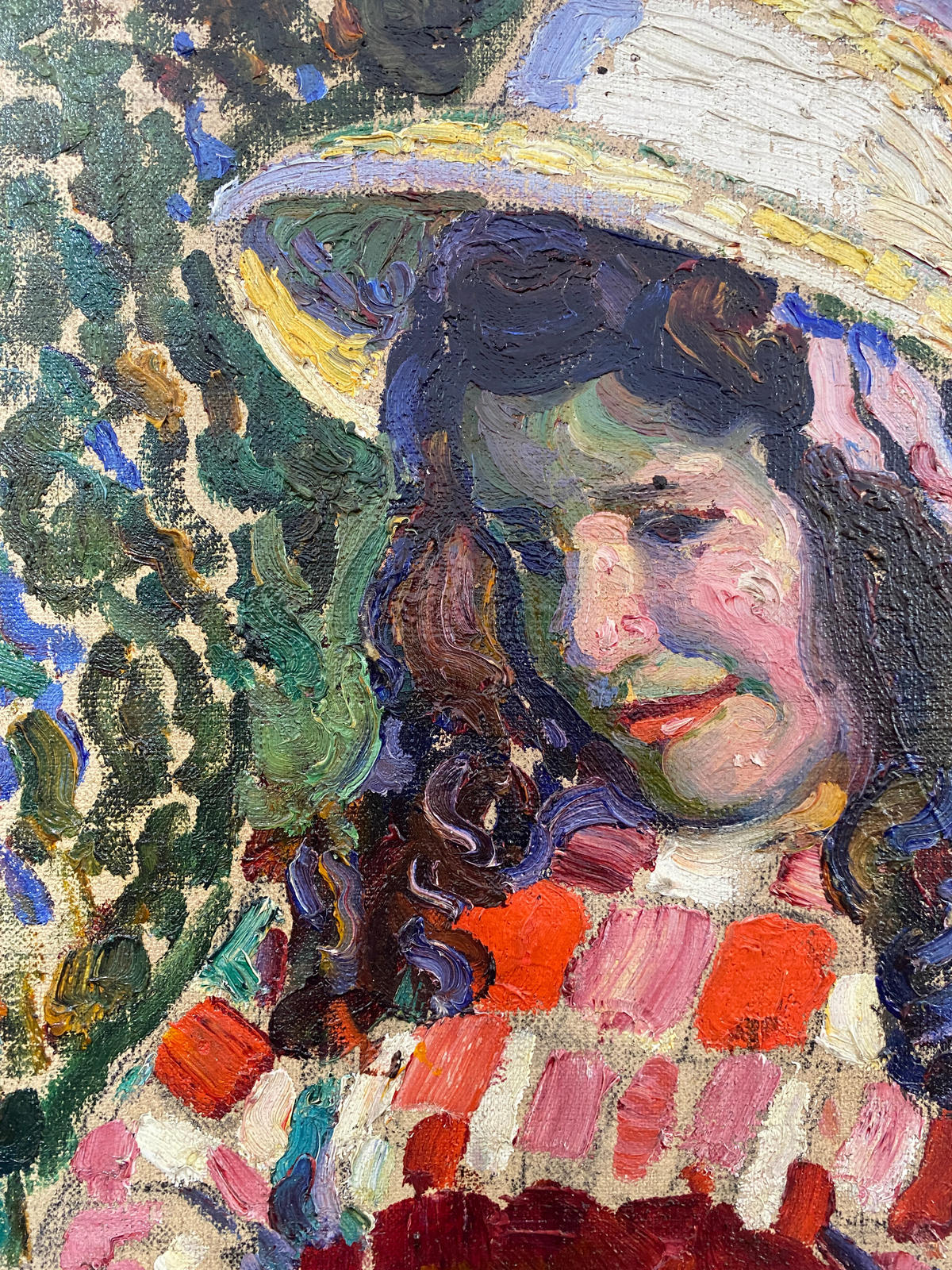 Girl Gathering Flowers