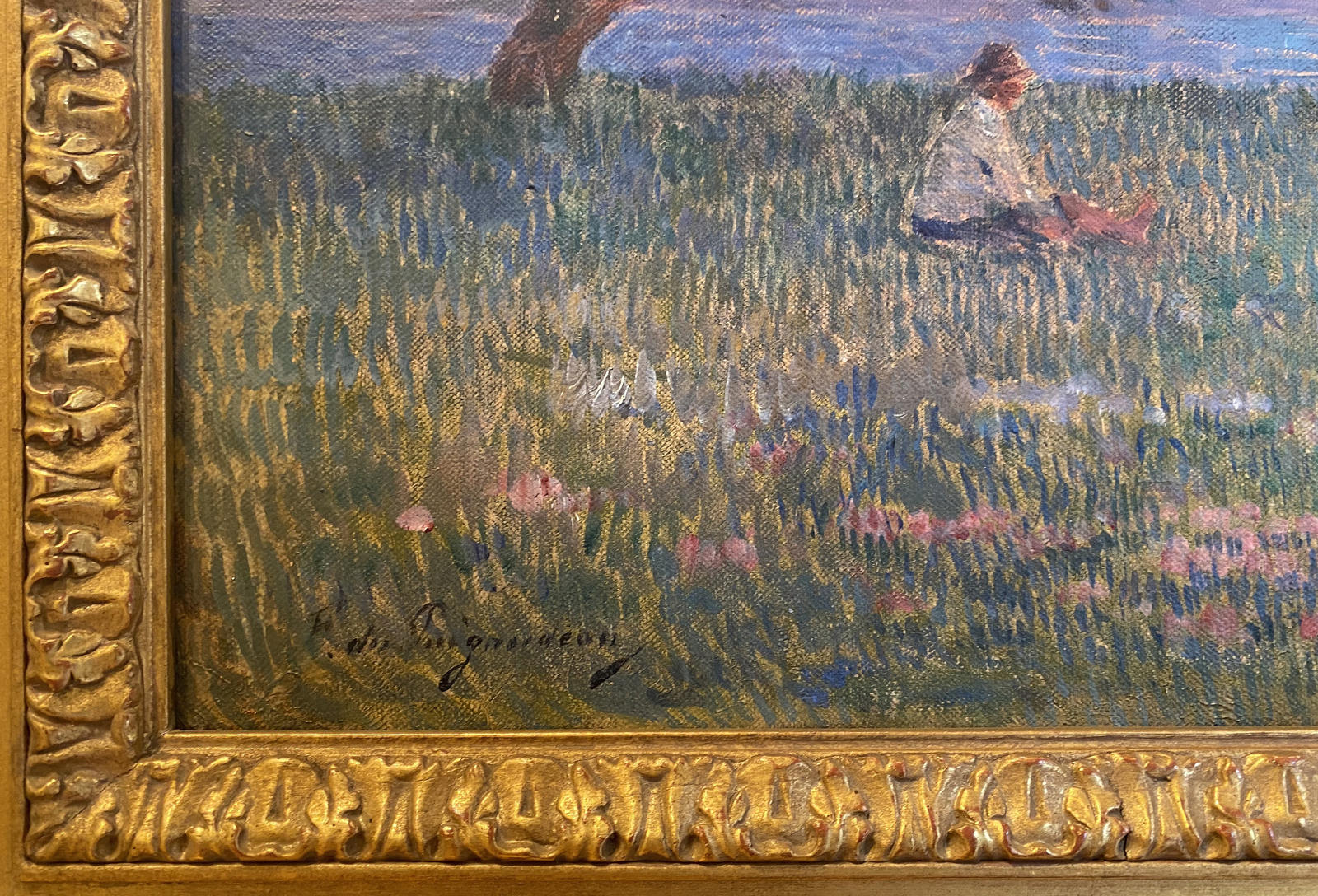 Berger et ses Moutons au Soleil Couchant