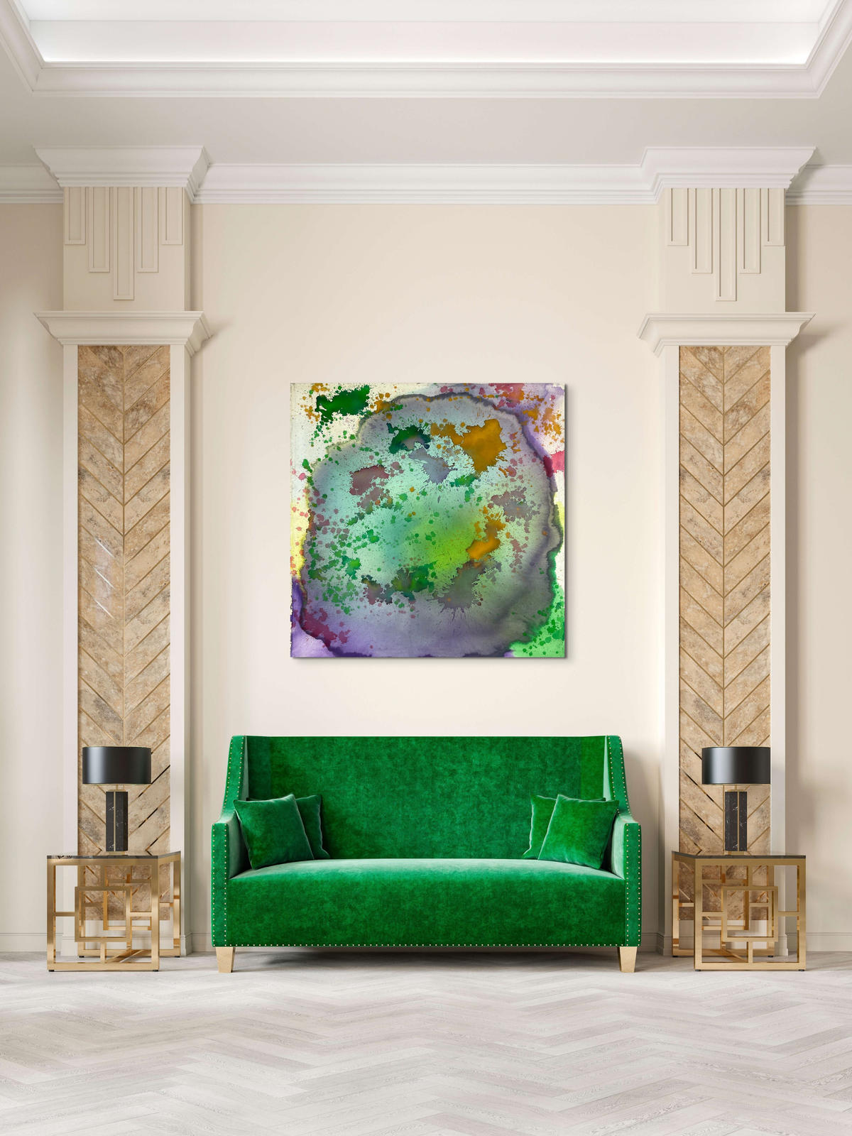 Stain Painting (242a)