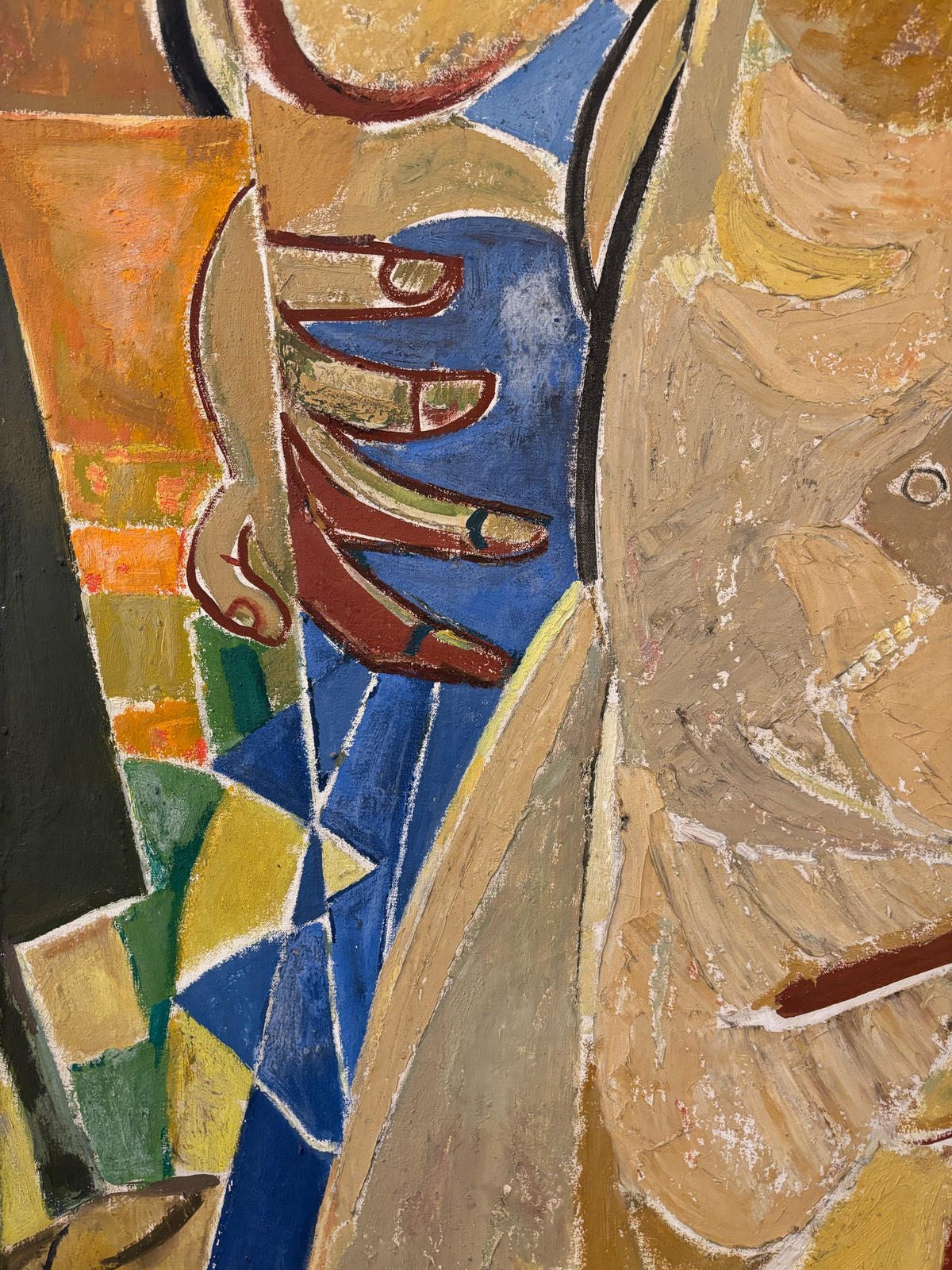 La Cariatide du Rêve (alternatively titled Cariatide à la Draperie Rouge)