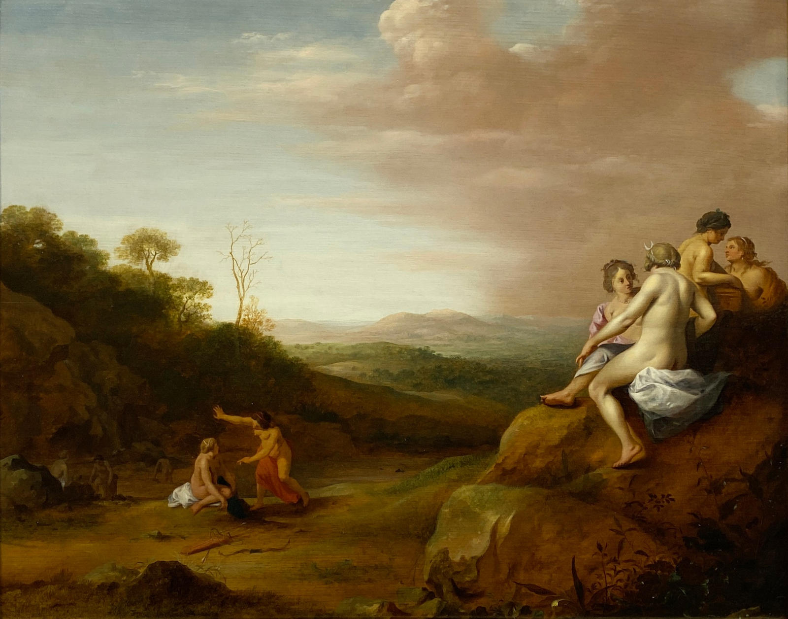 Diana and her Nymphs with Discovery of Callisto