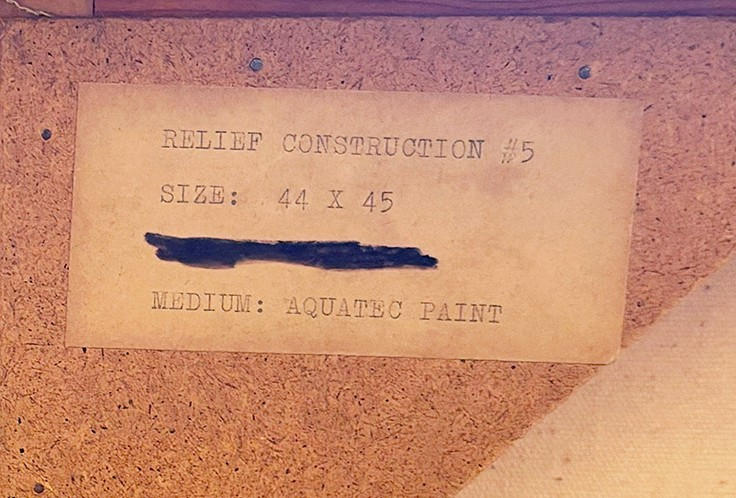 Relief Construction #5