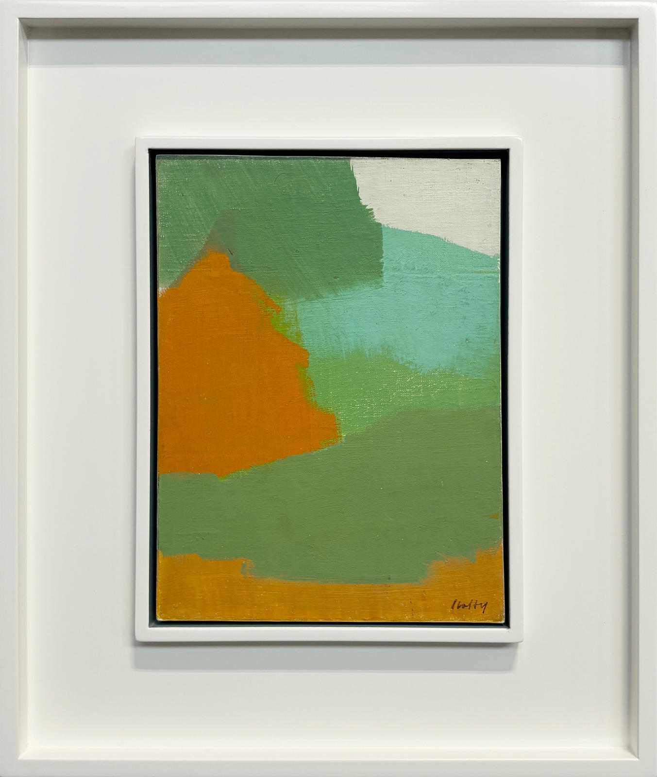 Color Theory #571 Orange, Greens, White