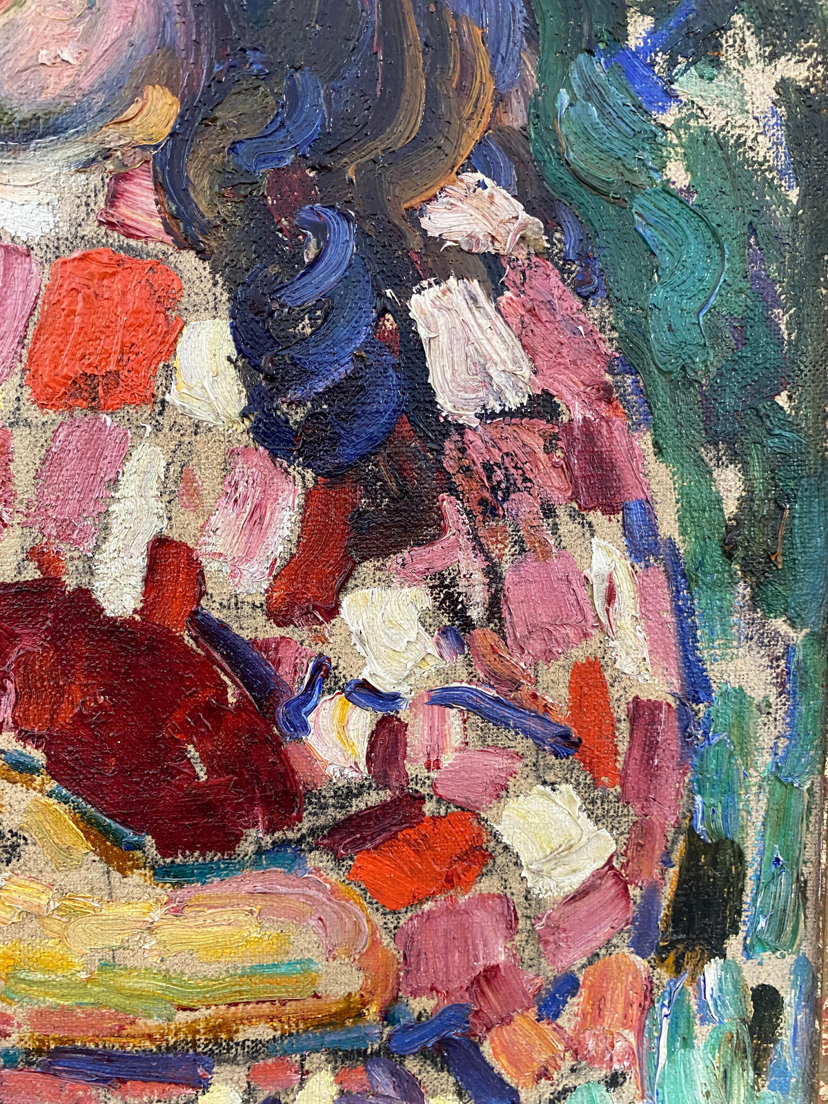 Girl Gathering Flowers