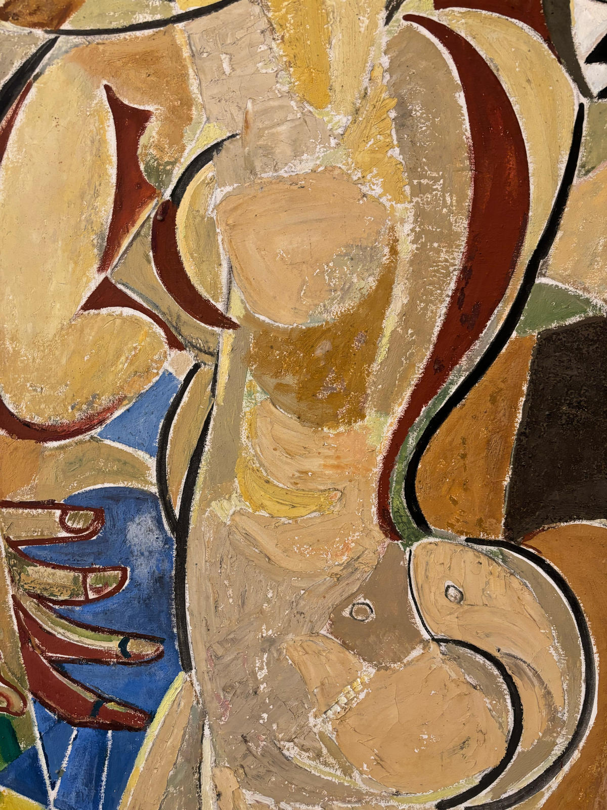 La Cariatide du Rêve (alternatively titled Cariatide à la Draperie Rouge)