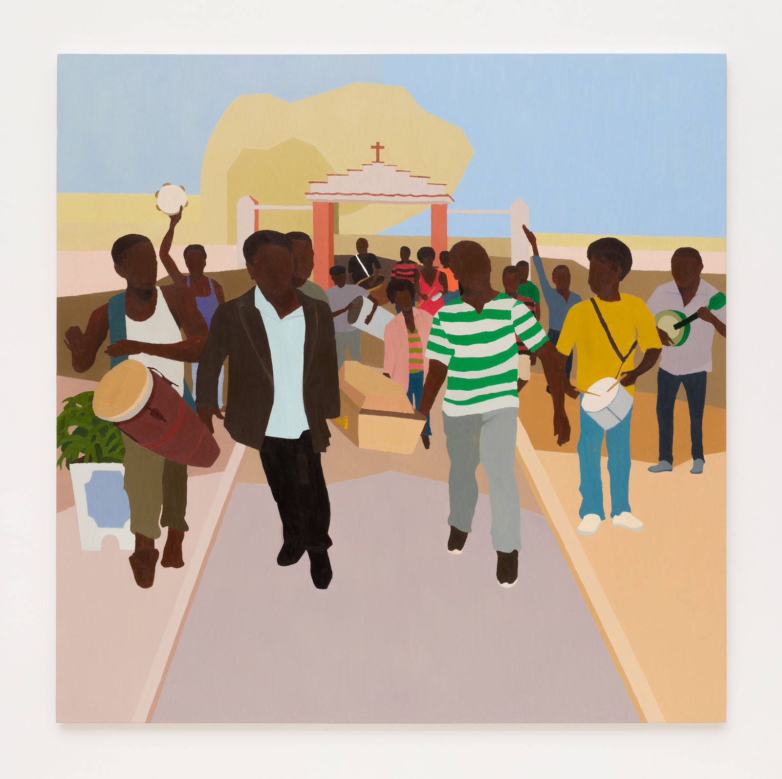 Wallace Pato, Enterro de sambista., da série Alto Subúrbio , 2020