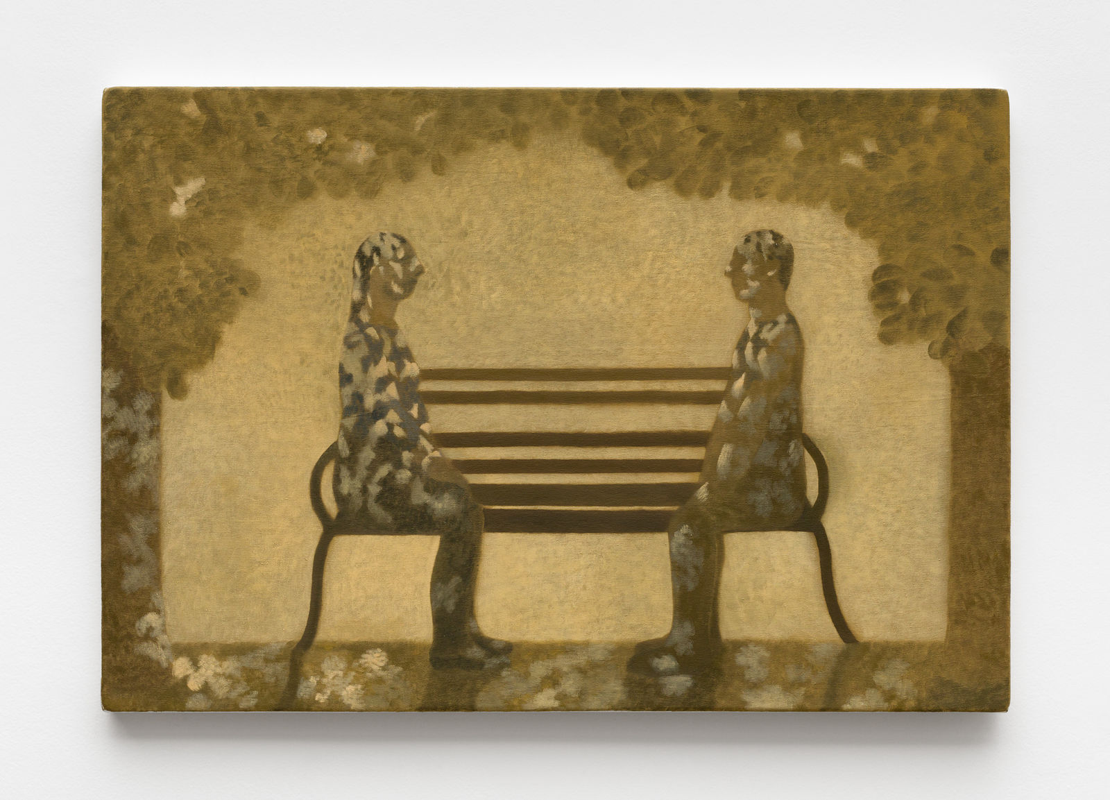 Paula Siebra, Amigos conversando numa praça | Friends talking in a park , 2024