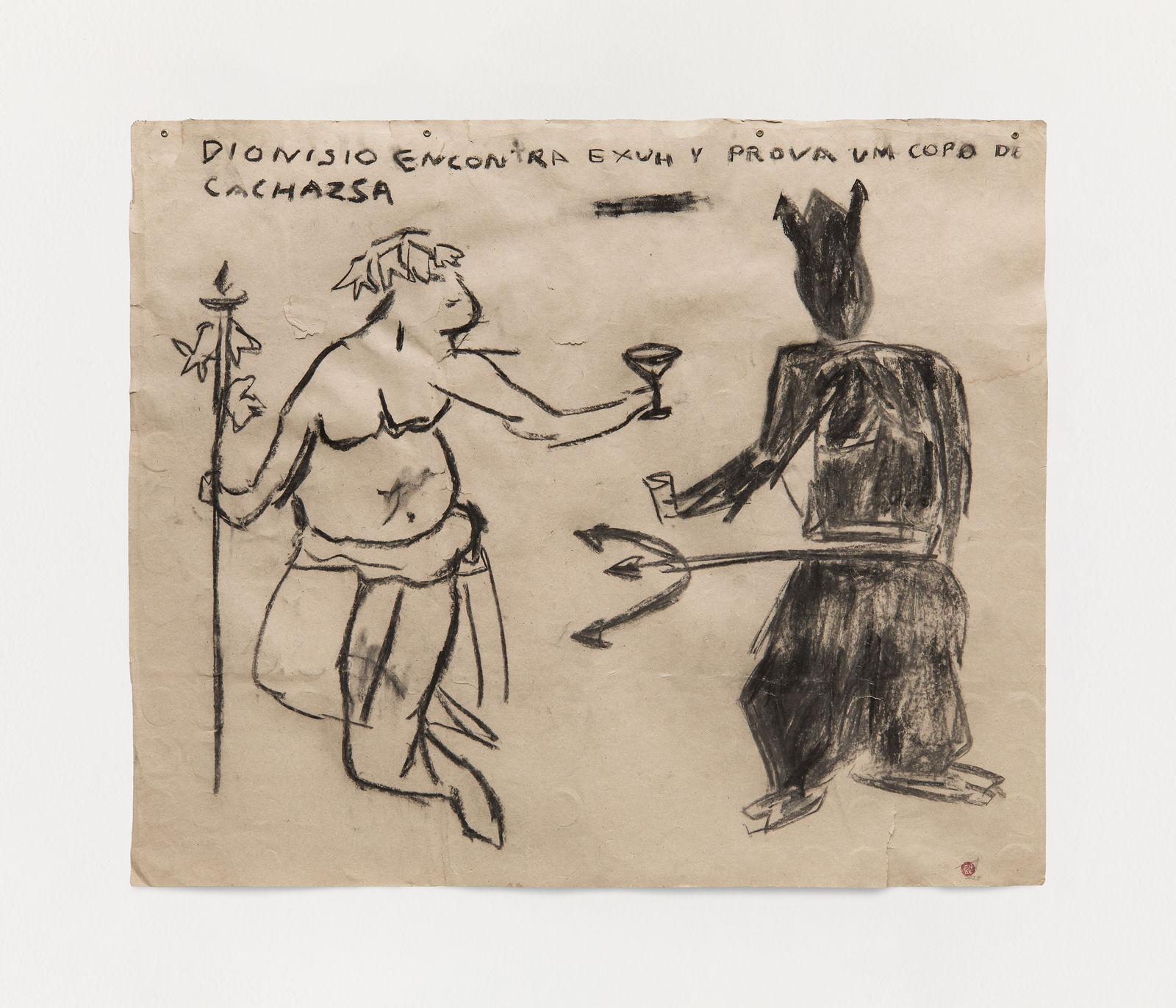 Paulo Nazareth, DIONISIO ENCONTRA EXUH Y PROVA UM COPO DE CACHAZSA, 2025