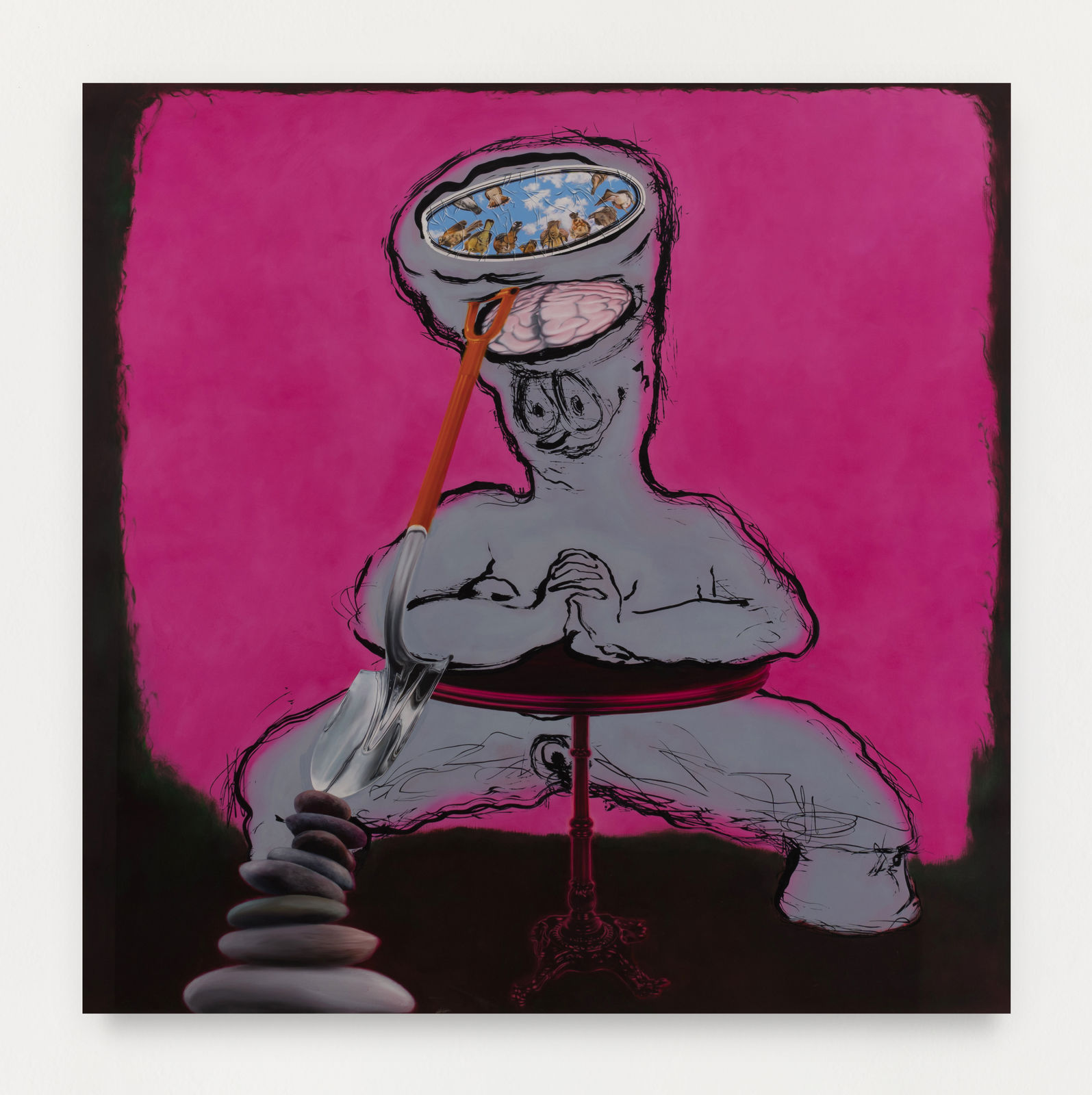 Ebecho Muslimova, FATEBE BIRD SHIT BRAIN FOCUS, 2024