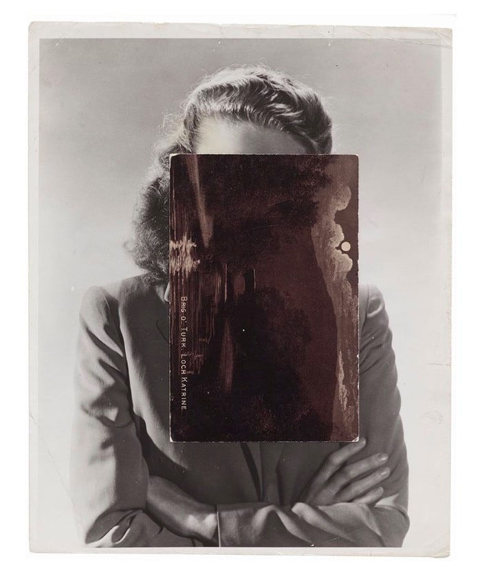 John Stezaker, Mask (Film Portrait Collage) CLX, 2005