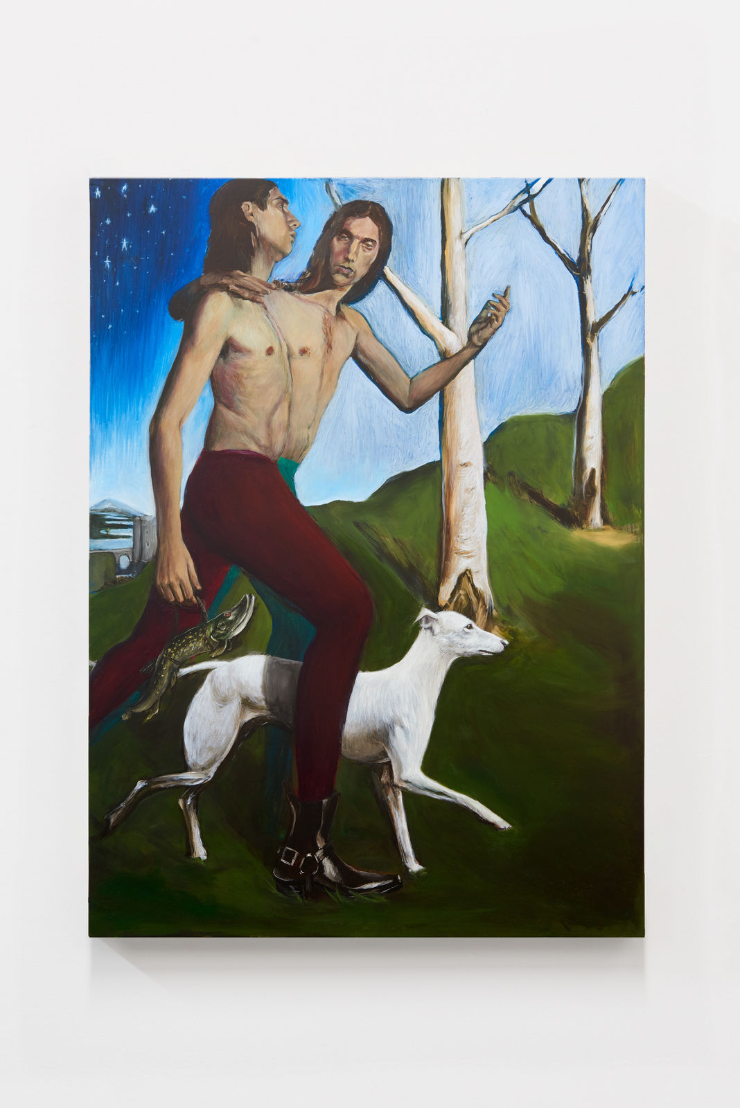 Giangiacomo Rossetti, Weepy the White Dog (all the ghosts came to see me), 2019