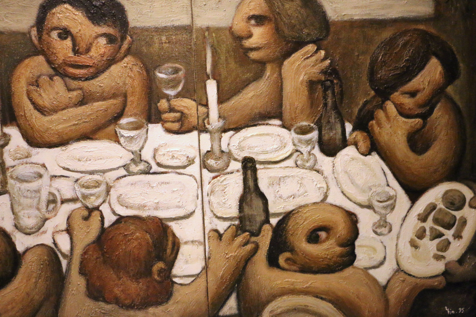 Yin Xin, Banquet Lunch at table, 1995