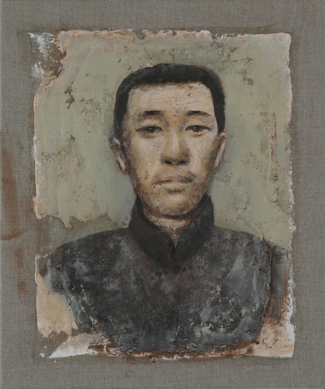 Yin Xin, Communist Portrait 65, 2004