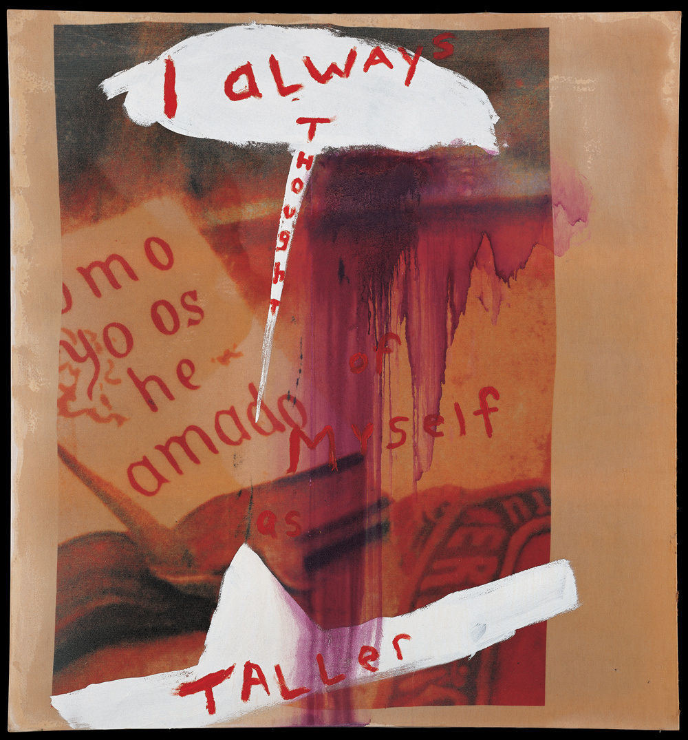 Julian Schnabel, I Always Thought of Myself as Taller, 2002