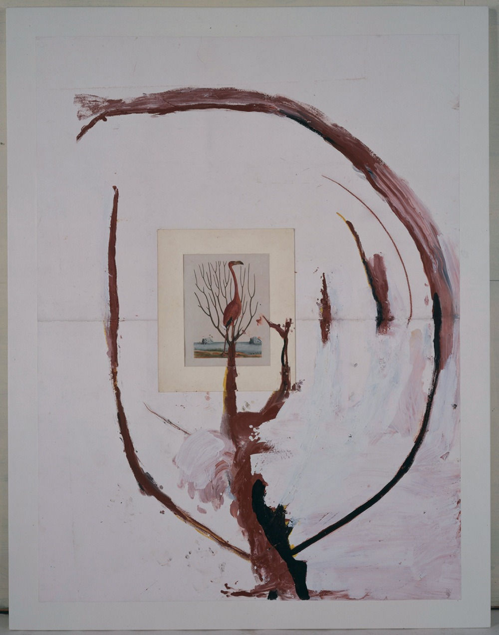 Julian Schnabel, Untitled (Flamingo), 1990