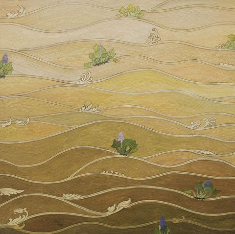 DUONG Saree, Kbach Tonlé Sap 1 (Diptych), 2008