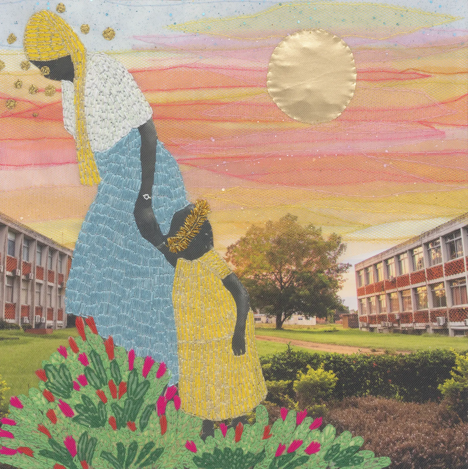 Joana Choumali, Her laugh sparkling on me, 2025