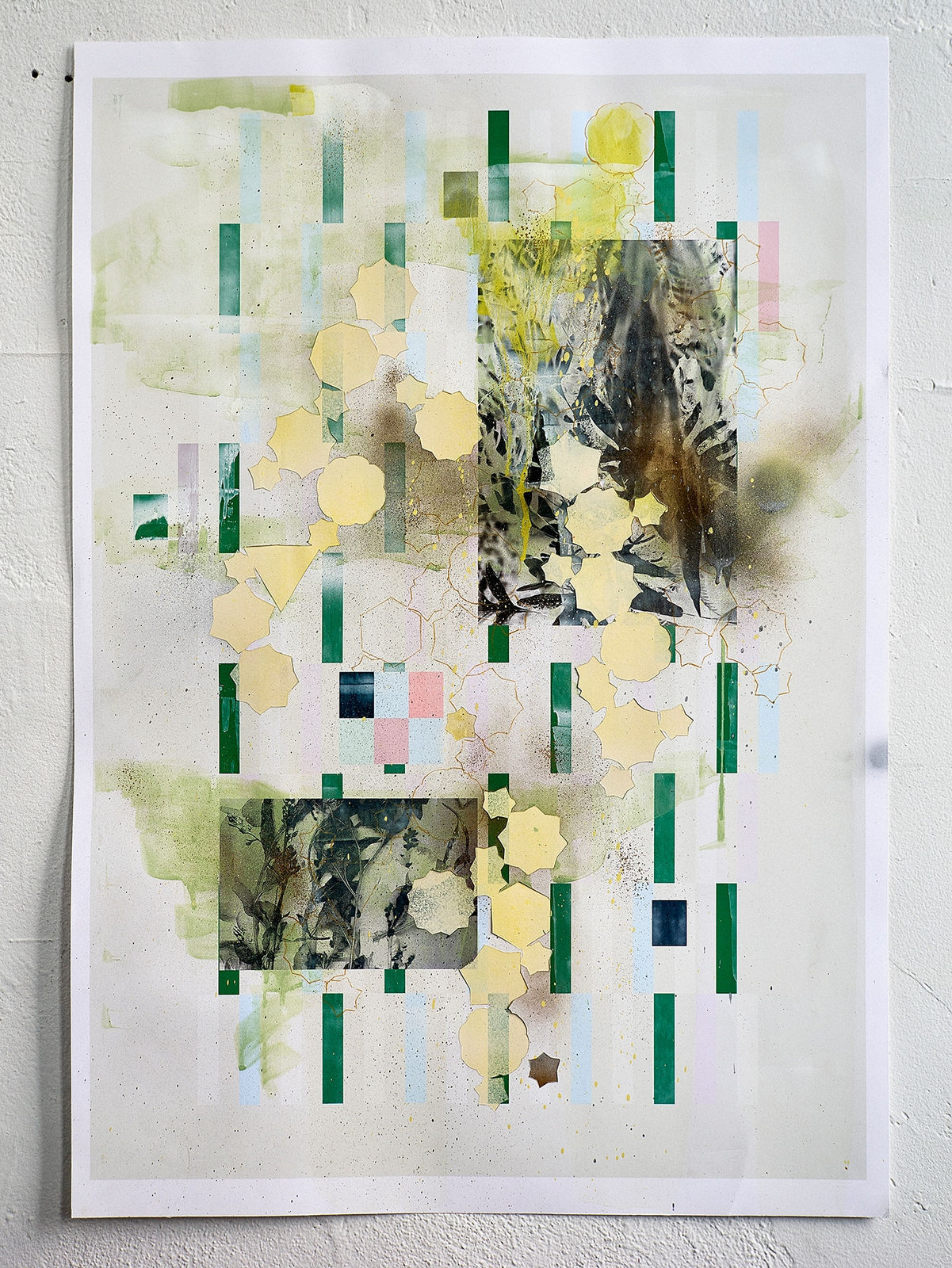 Adler Guerrier, Untitled (Field Guide; “what’s not found at once, but lies within something of another nature”) i, 2023