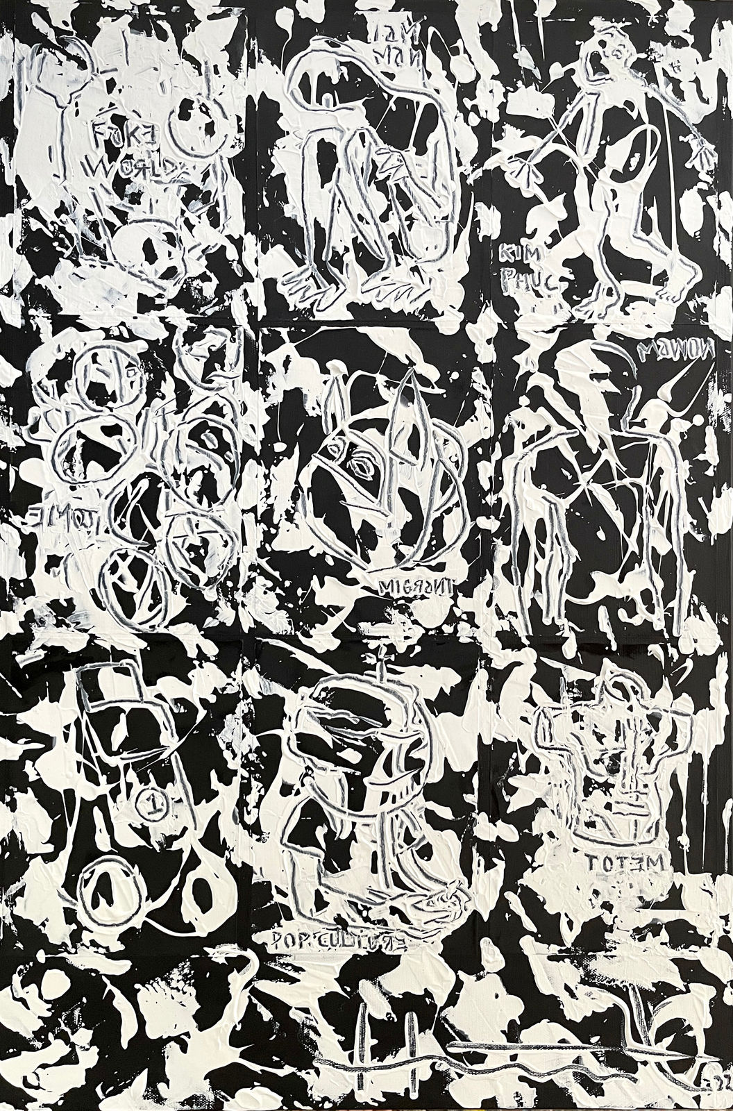 Jean-Marc Hunt, Migrant, série Récits cosmogoniques, 2022