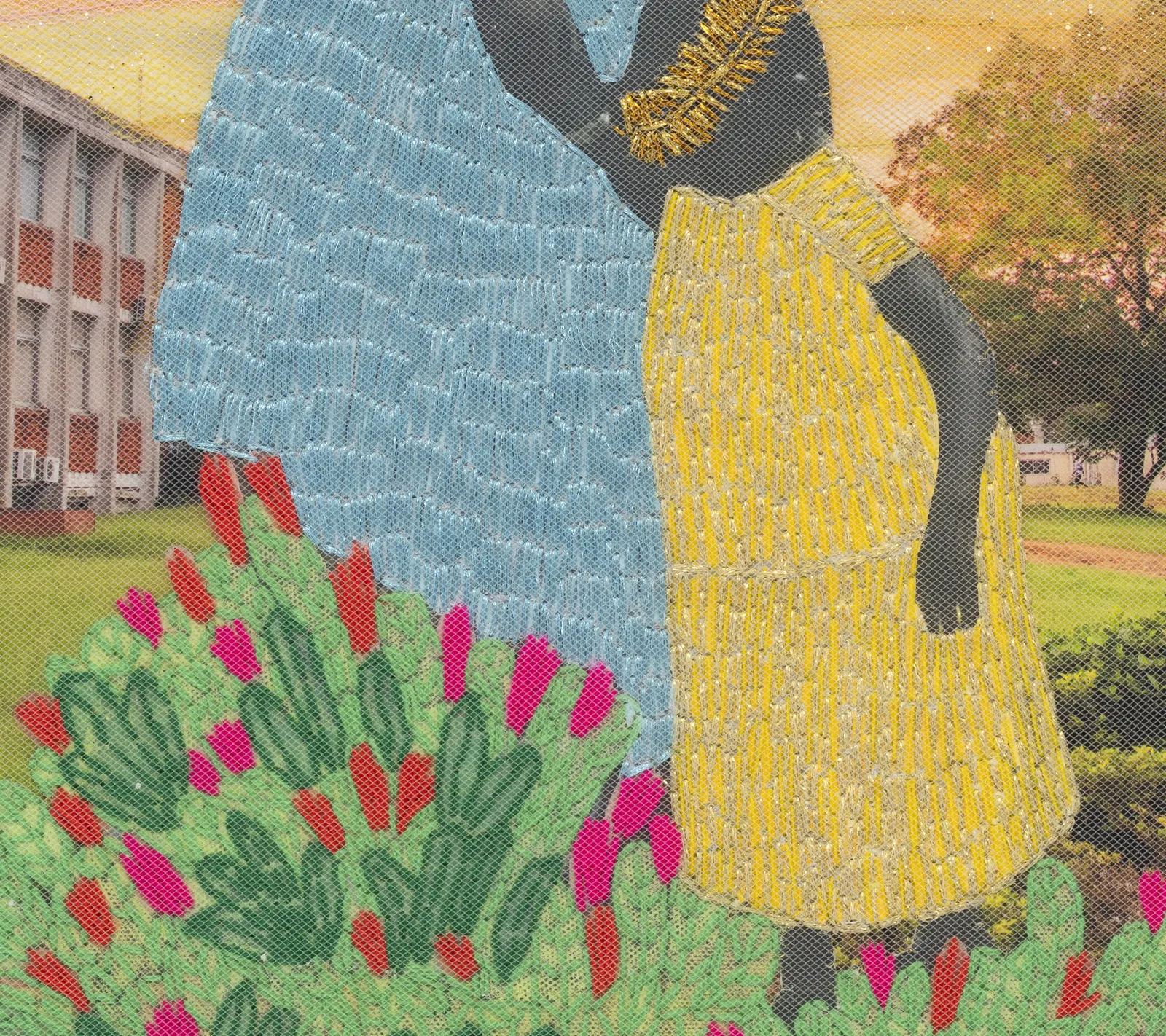 Joana Choumali, Her laugh sparkling on me, 2025