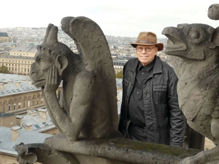 Paul Laffoley, 2009. Laffoley at Notre Dame