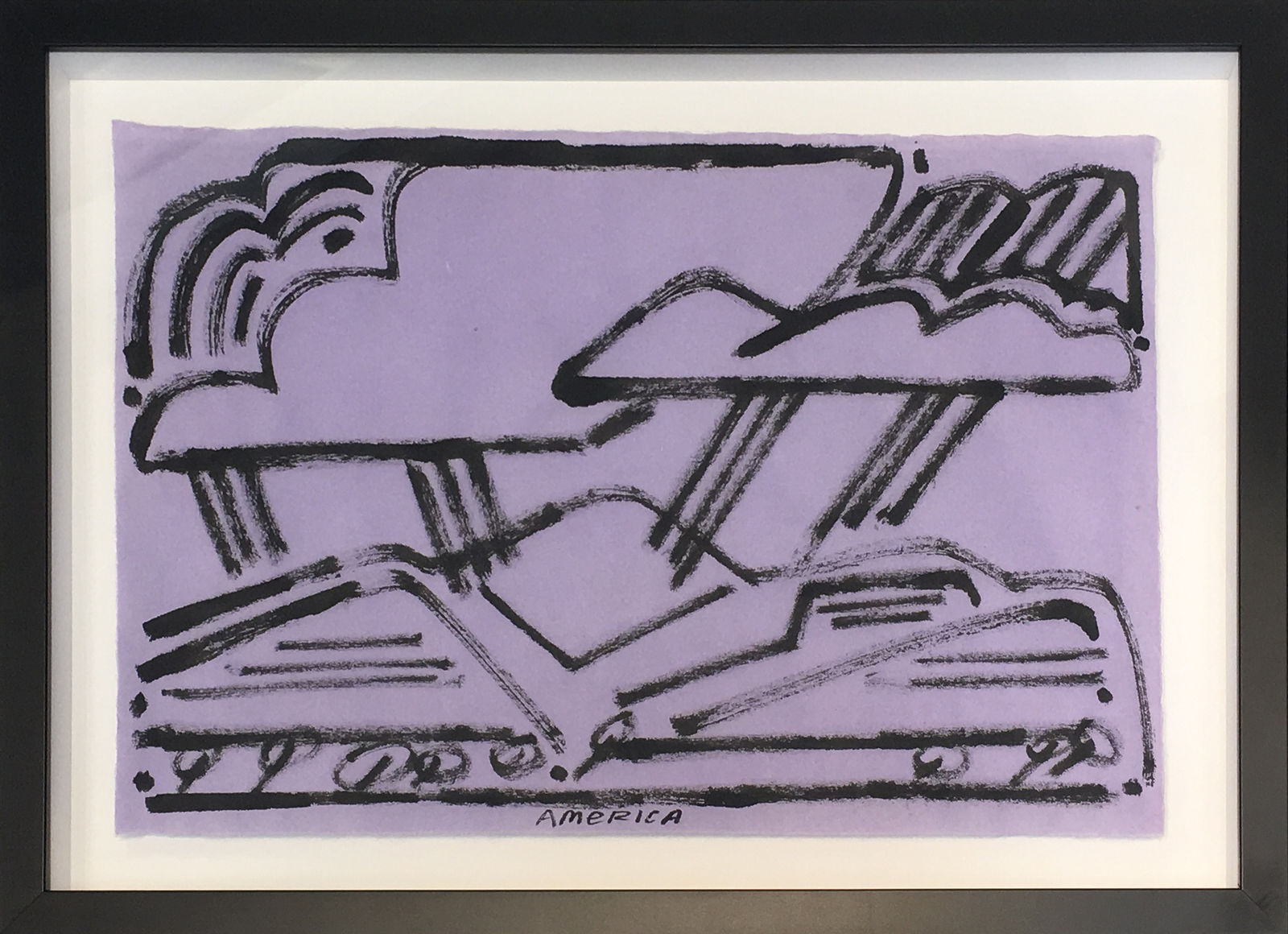 America Martin, Clouds Full of Rain Over the Mountain, 2019