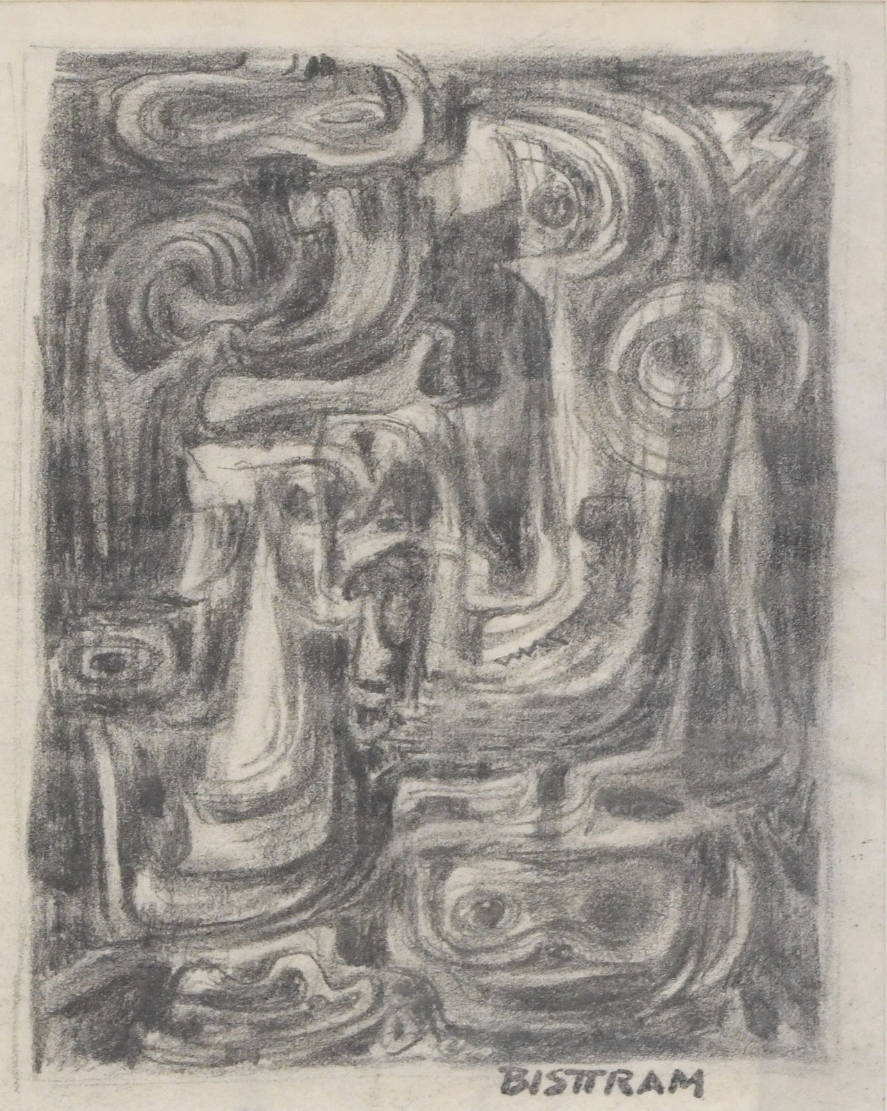 abstract drawing by Emil Bisttram
