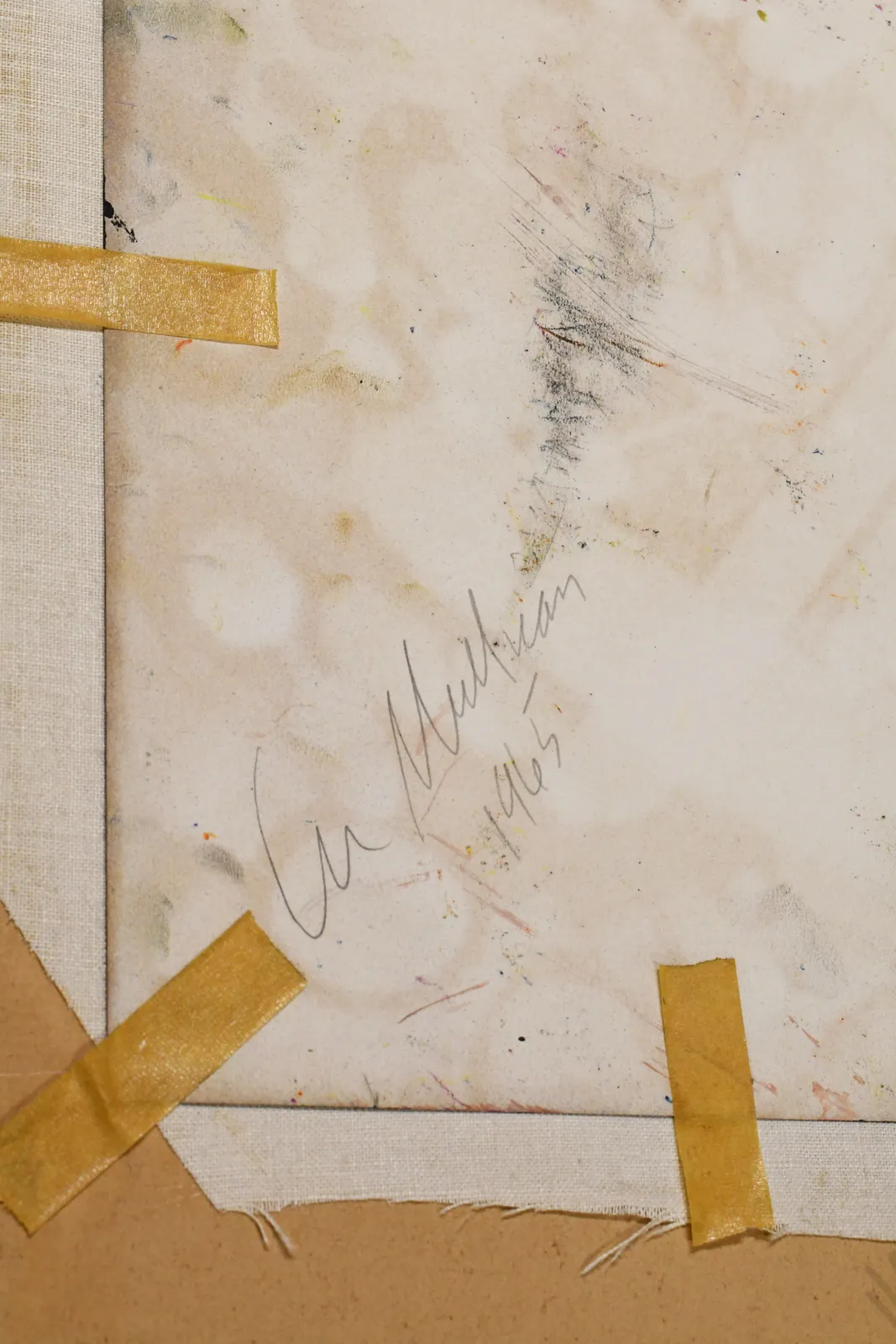 Lee Mullican, Untitled Blue, c. 1960