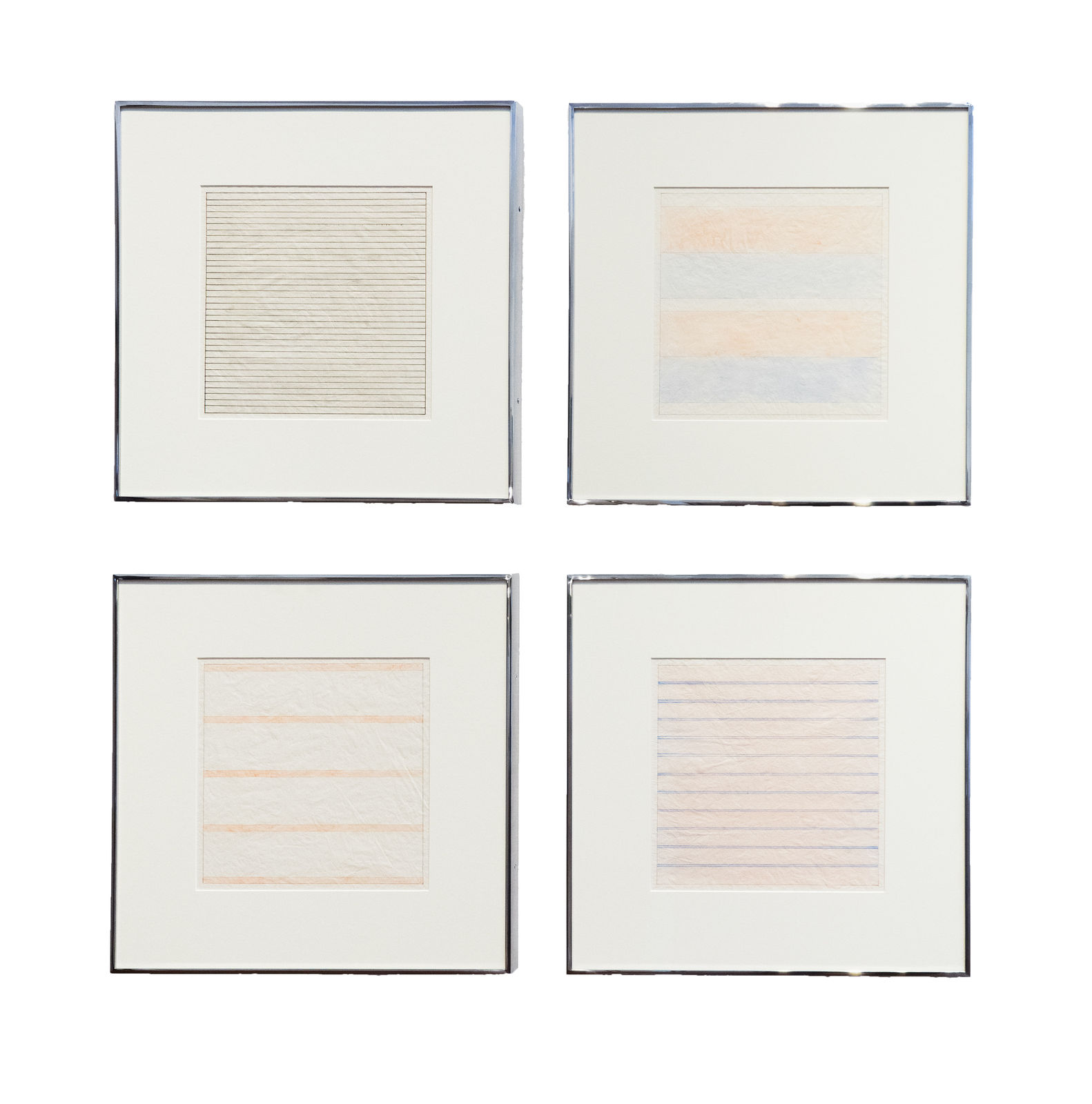Agnes Martin grid drawing