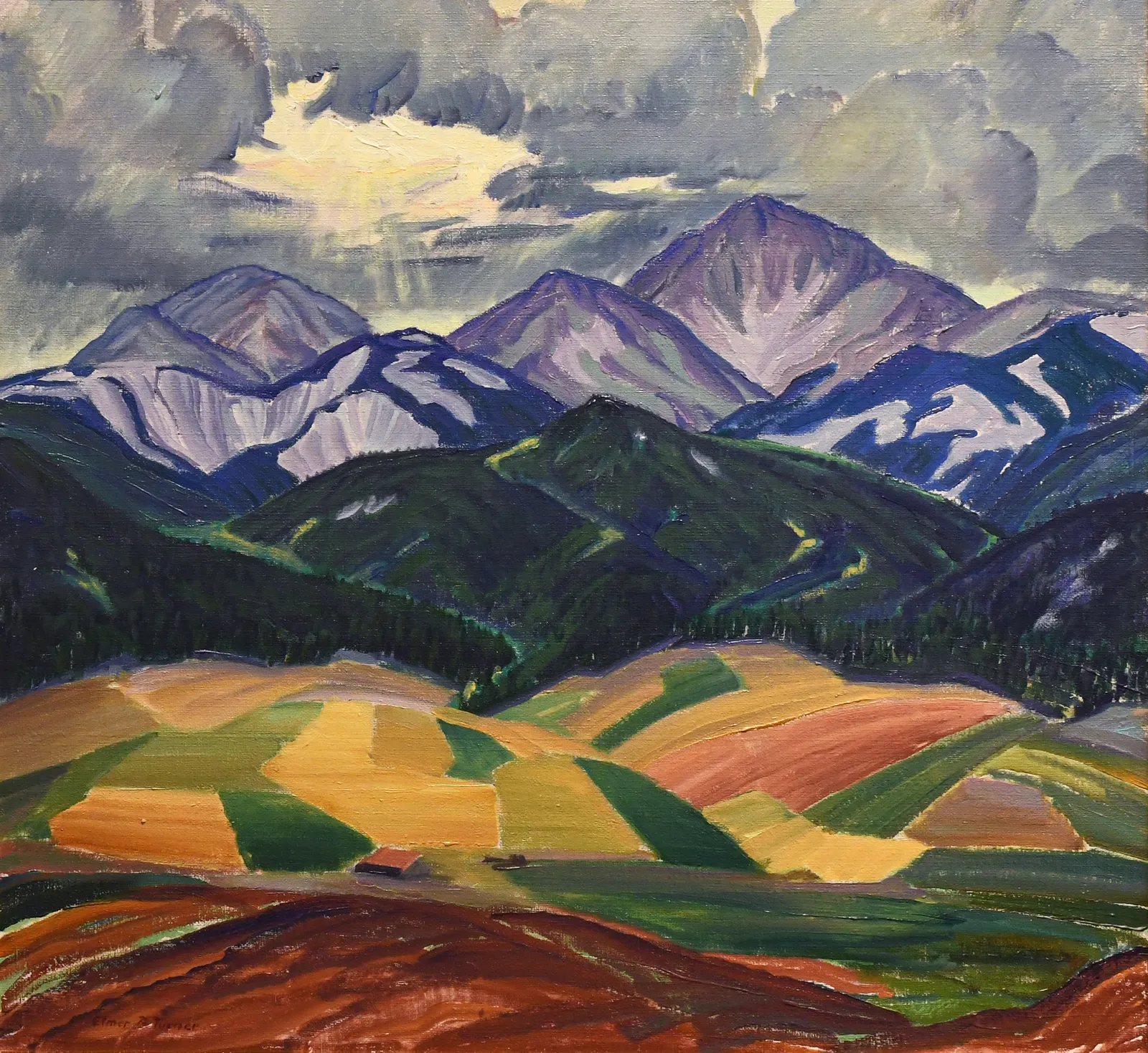 Elmer Page Turner, Mountain Farms (Marino Valley NM), c. 1930s