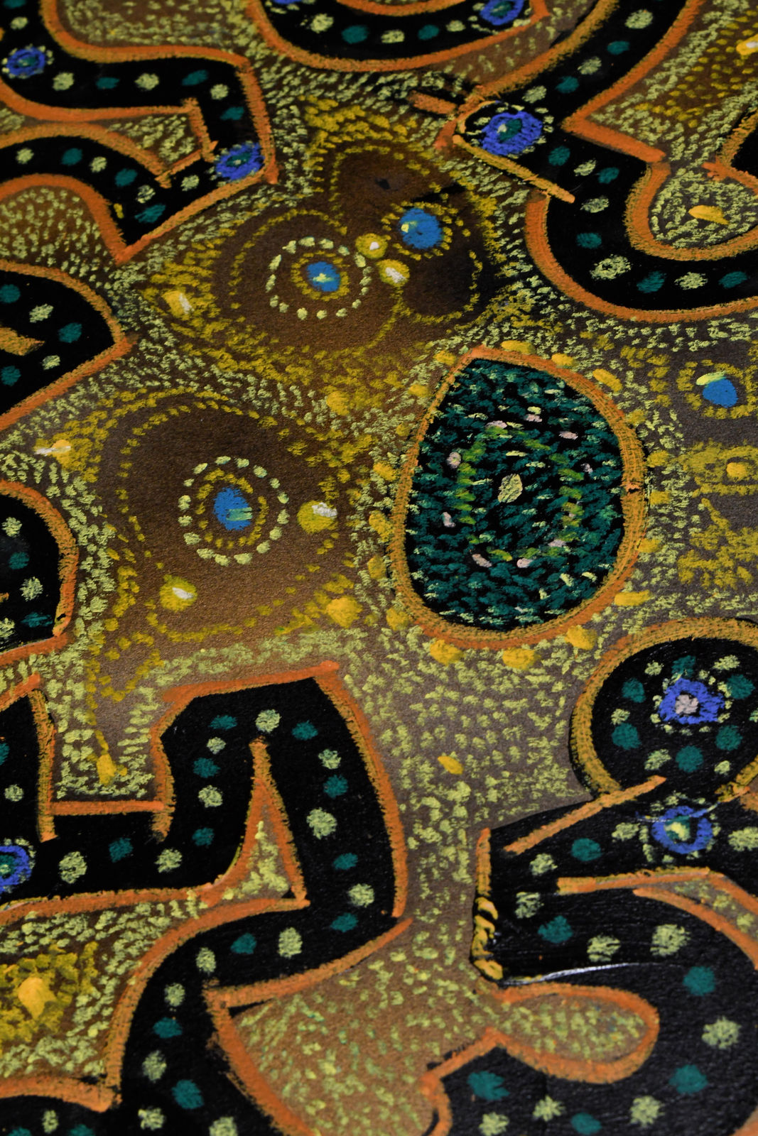 Lee Mullican, Untitled Yellow, c. 1966