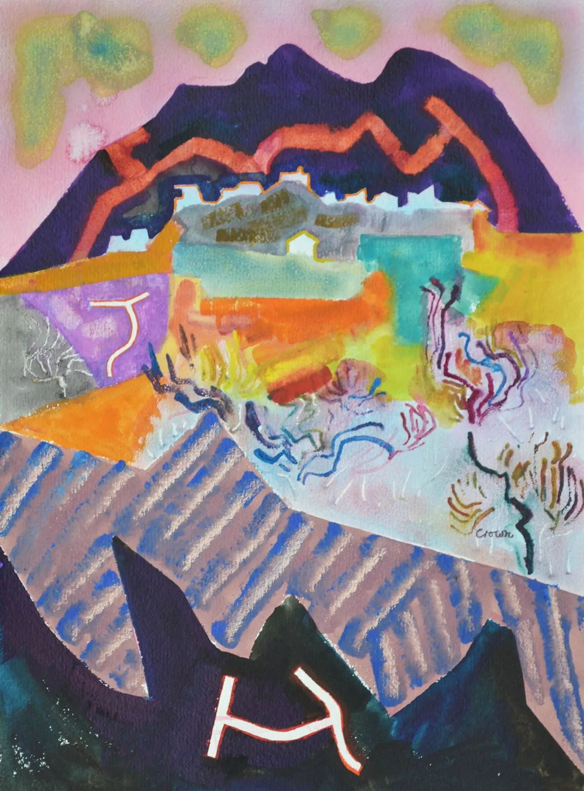 Keith Crown, The Little Intersections of Arroyo Miranda - Near Taos (1027), c. 1990s