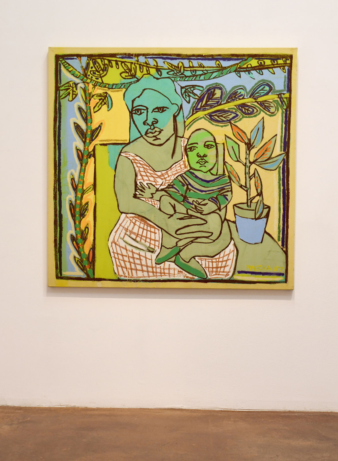 America Martin figure painting