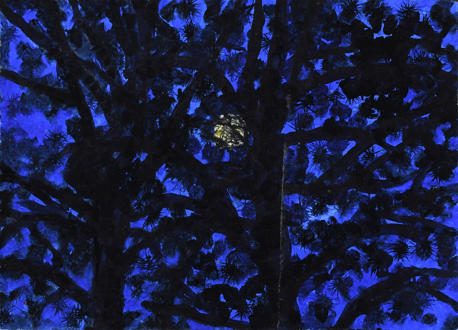 Wesley Rusnell, Untitled (Black and Blue)