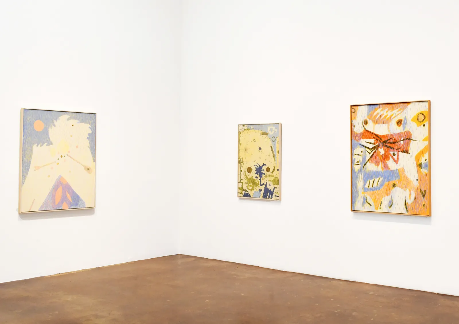 abstract oil painting by Lee Mullican