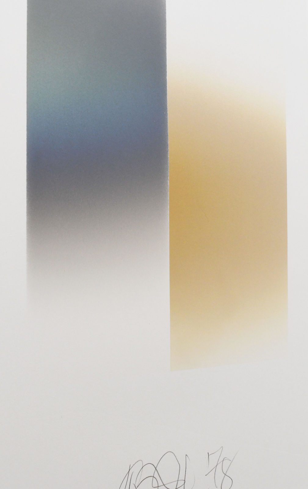 vapor drawing by Larry Bell