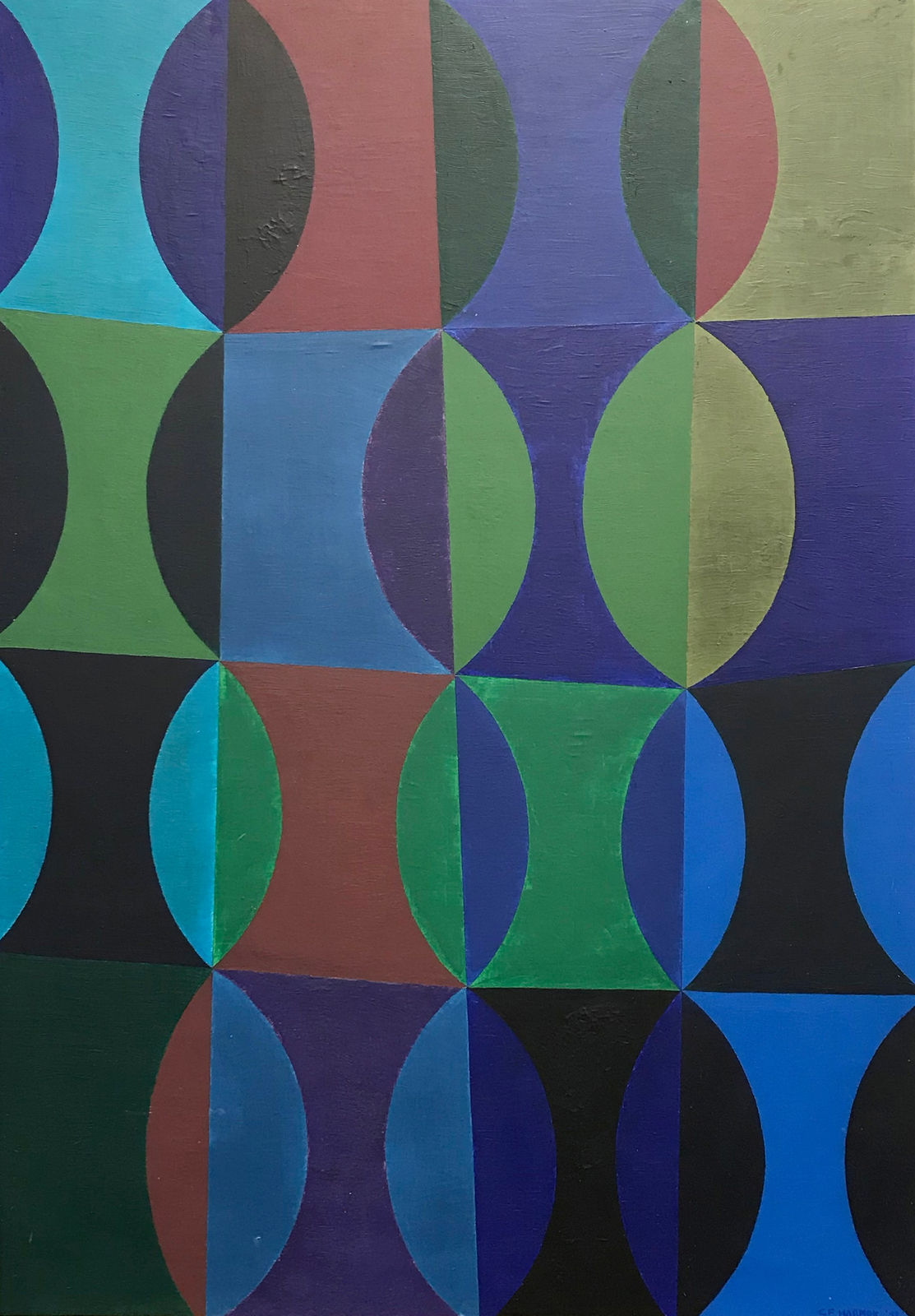 Cliff Harmon, Study in Rhythms + Repetitions N0. 2, 1949