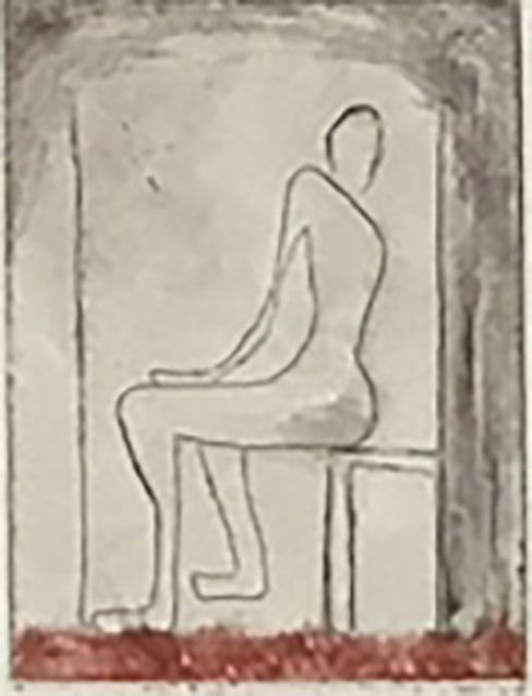 Ann Saint John Hawley, Untitled Seated Figure
