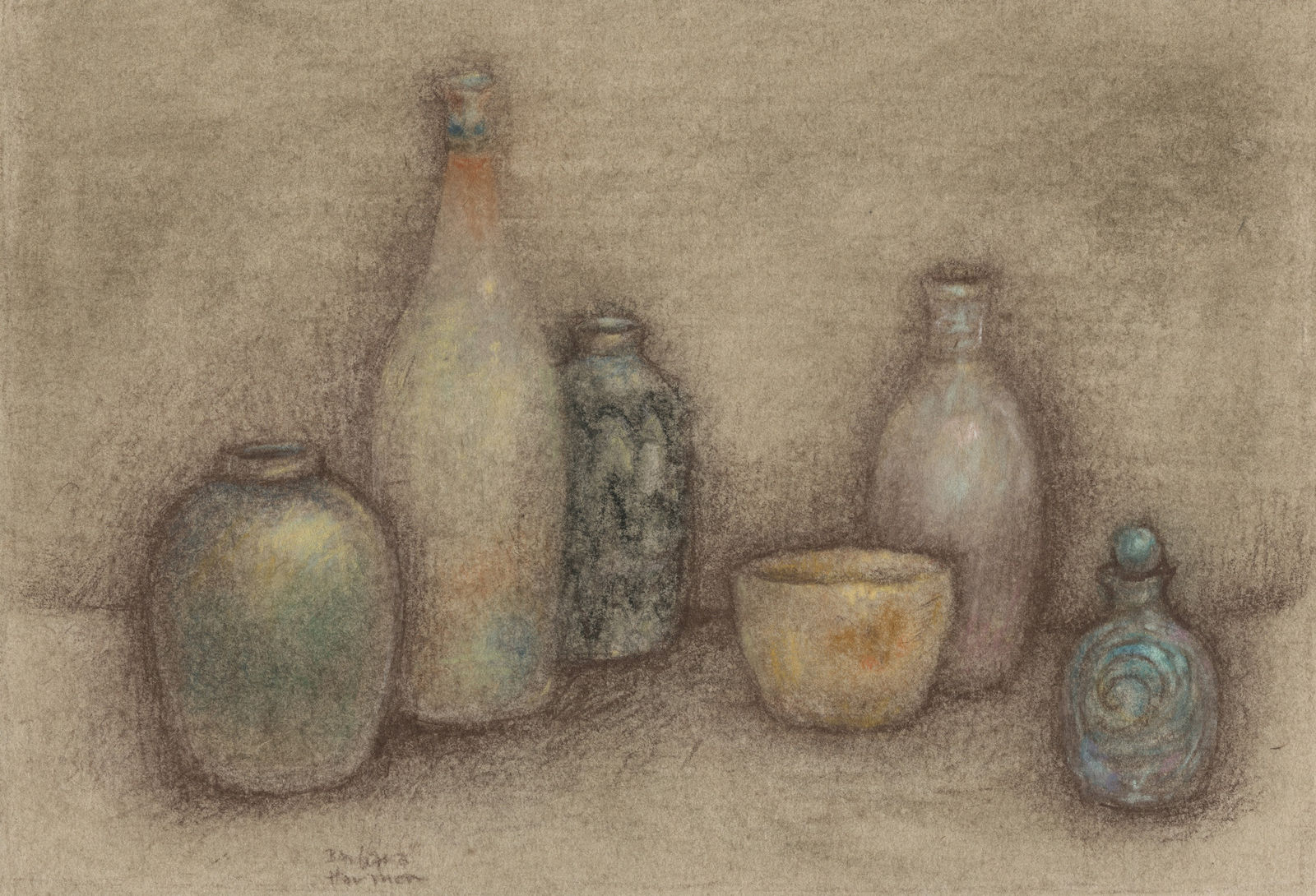 Barbara Sayre Harmon, Ancient Egyptian Bottles, c 1950s