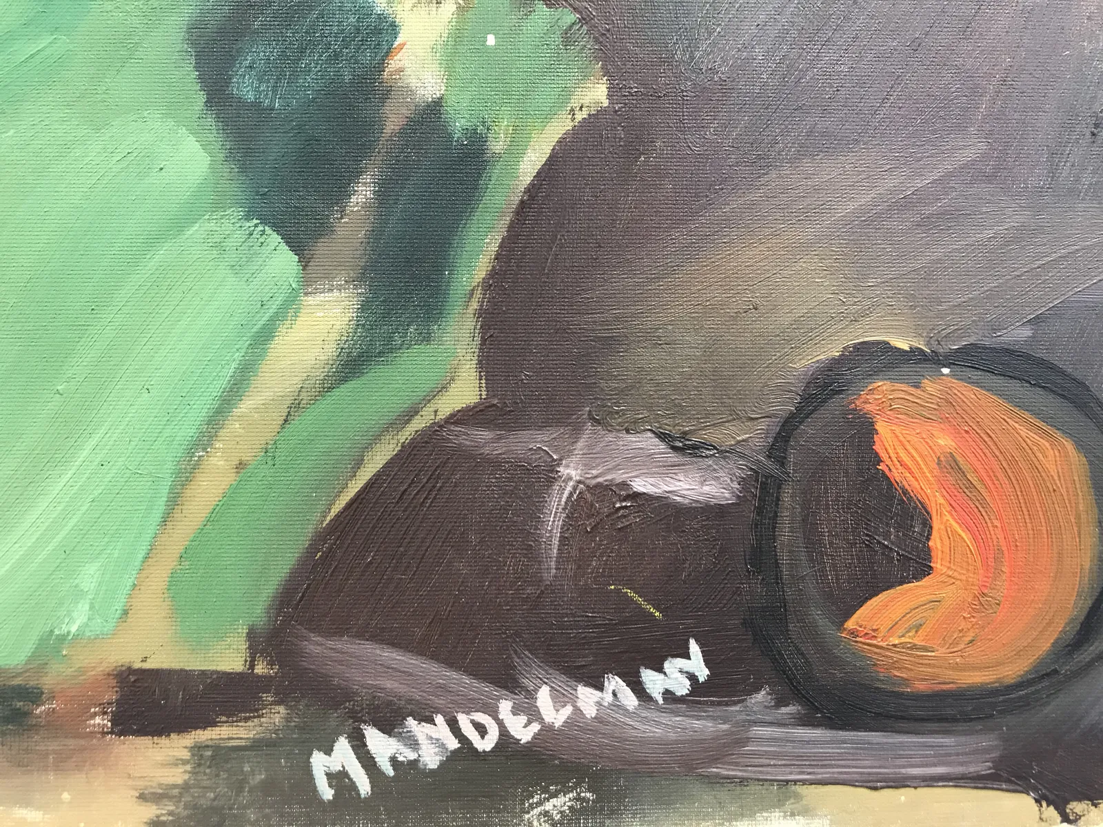 Beatrice Mandelman, Still Life with White Bowl (40-SL06), ca. 1945