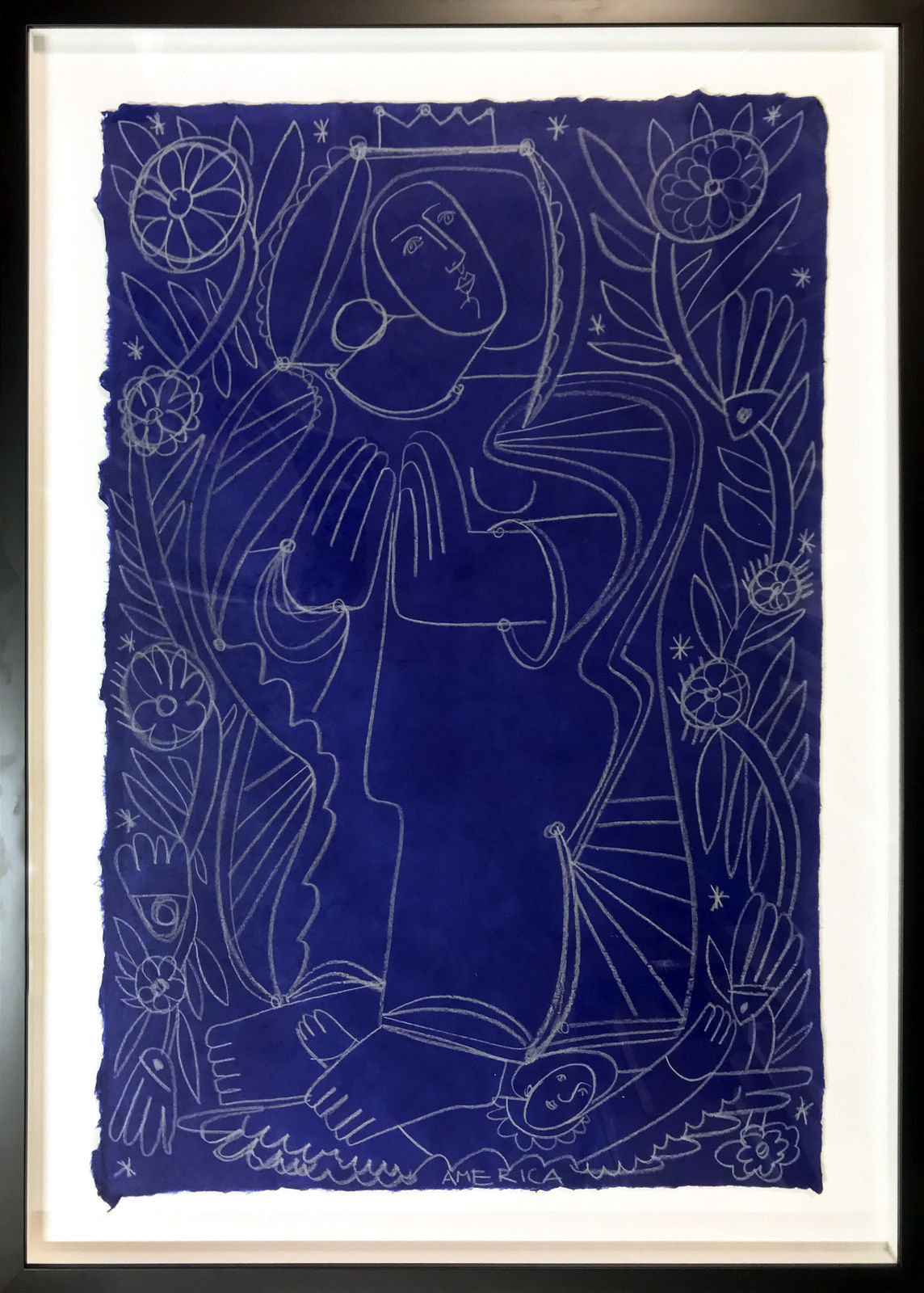 America Martin, Flowers and Stars for Our Lady of Guadalupe, 2020