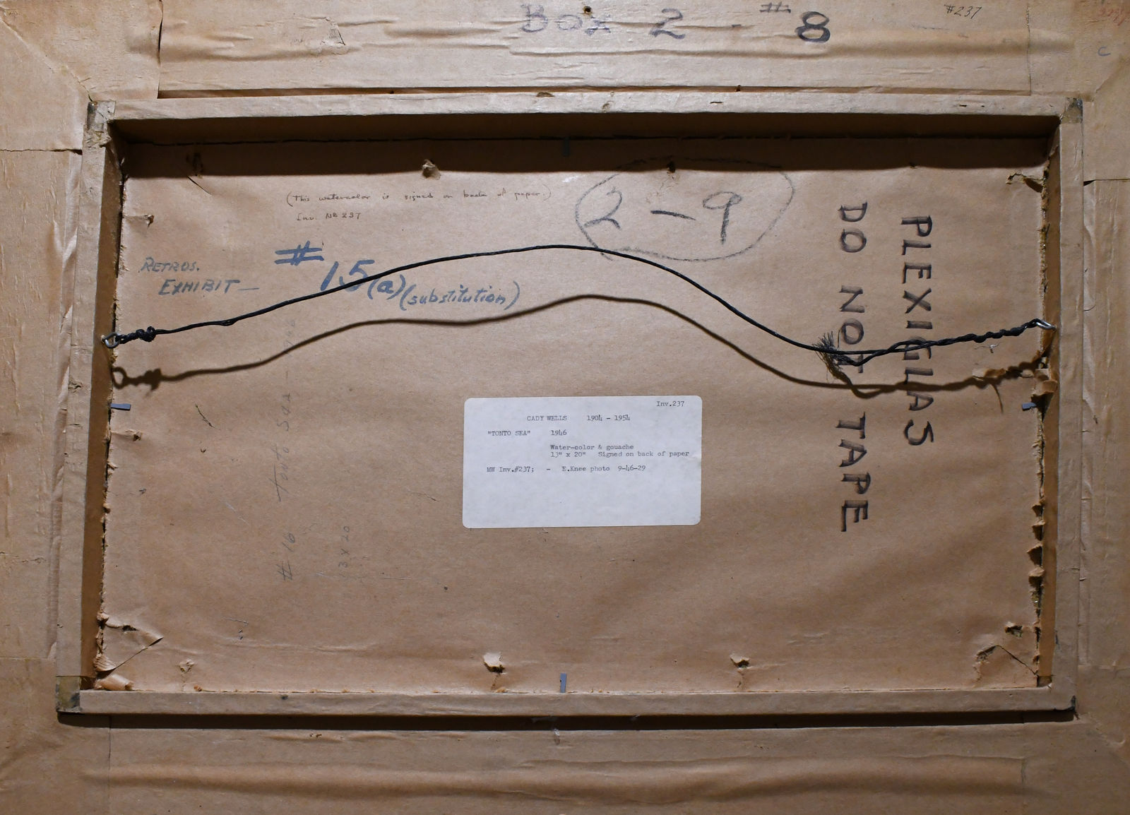 Cady Wells, Tonto Sea, 1946